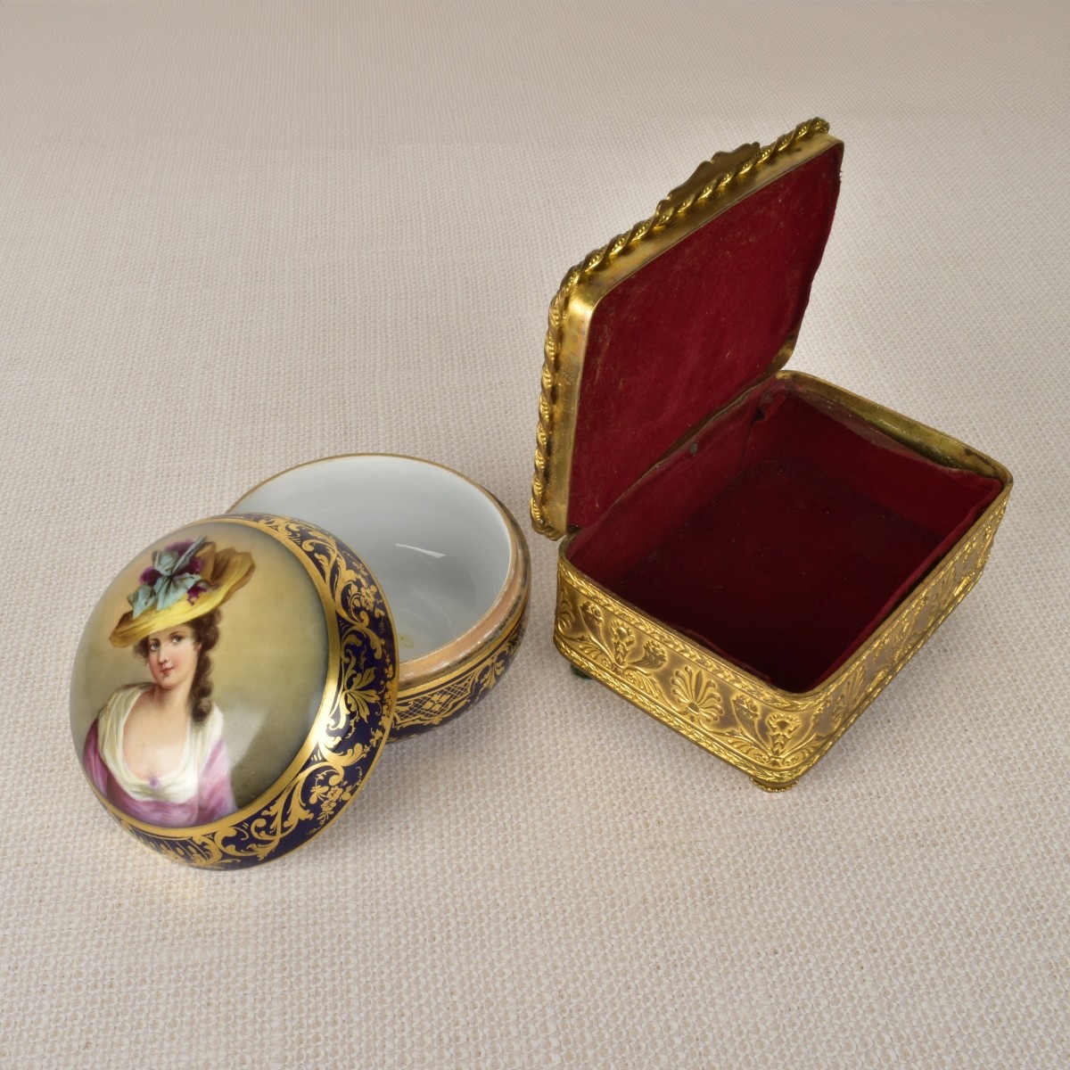 Miniature German Dresser Boxes