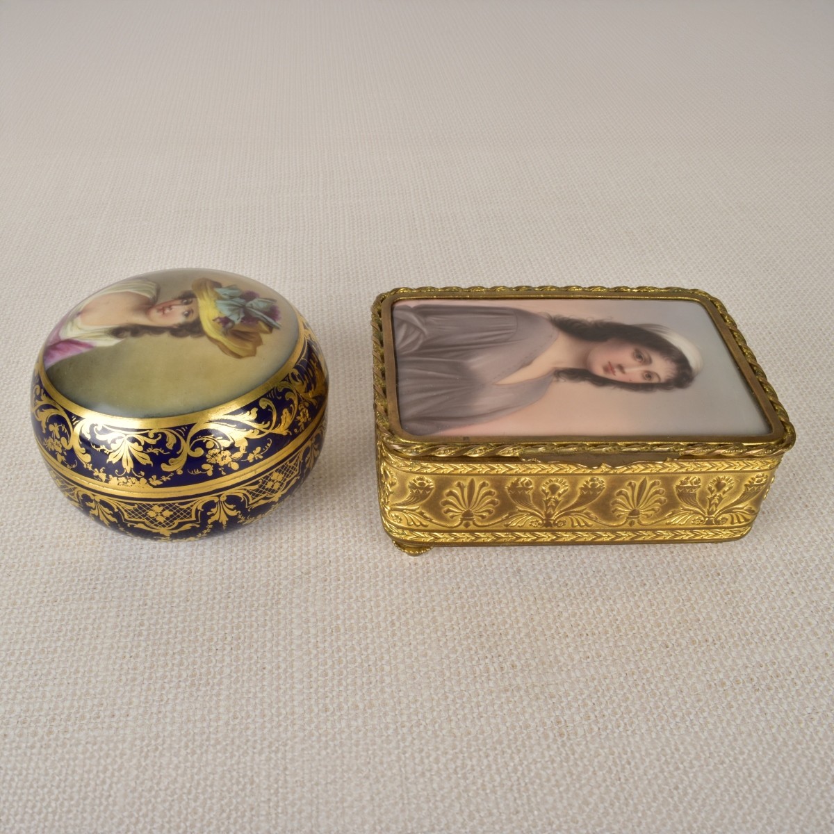 Miniature German Dresser Boxes