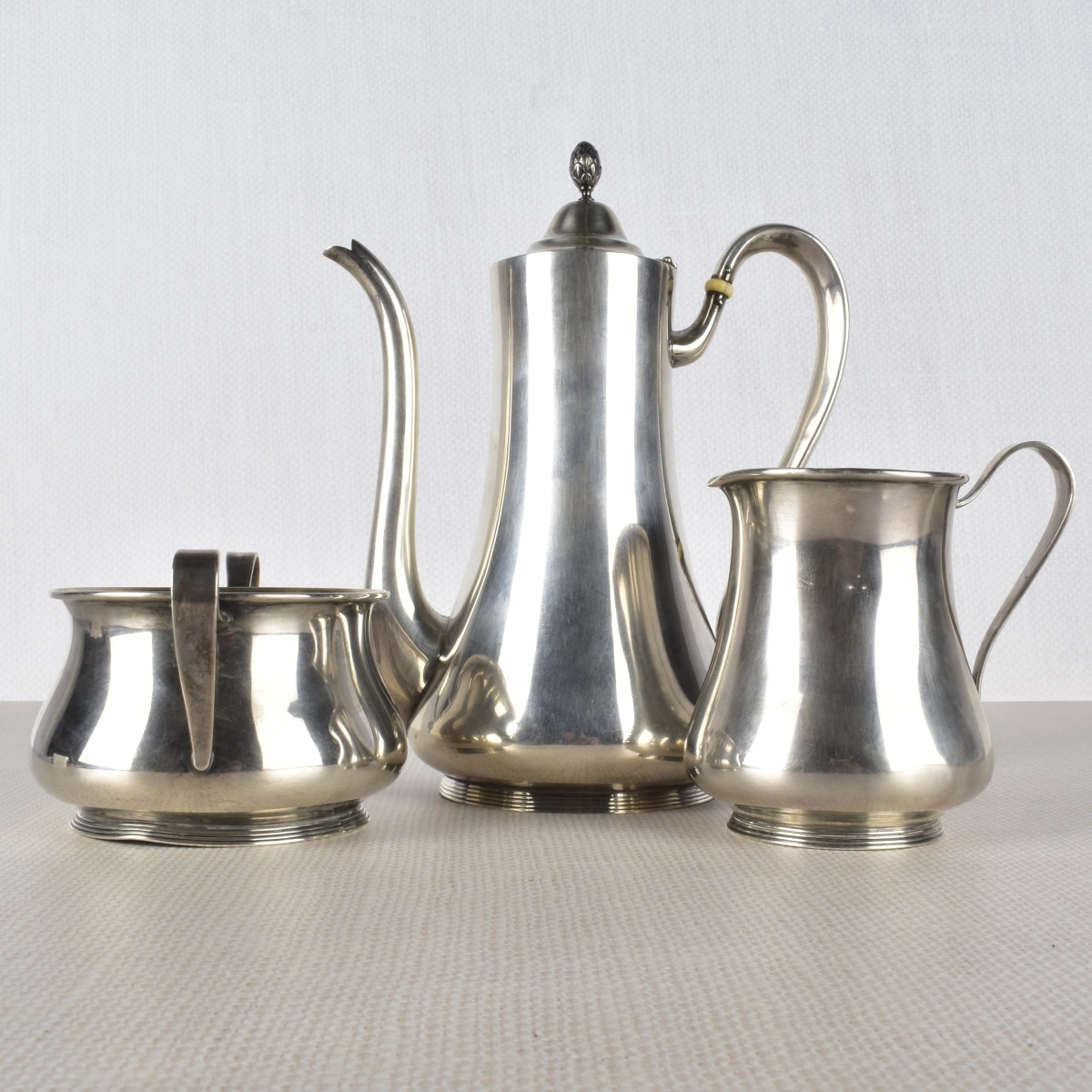 Three Piece Sterling Silver Coffee Service