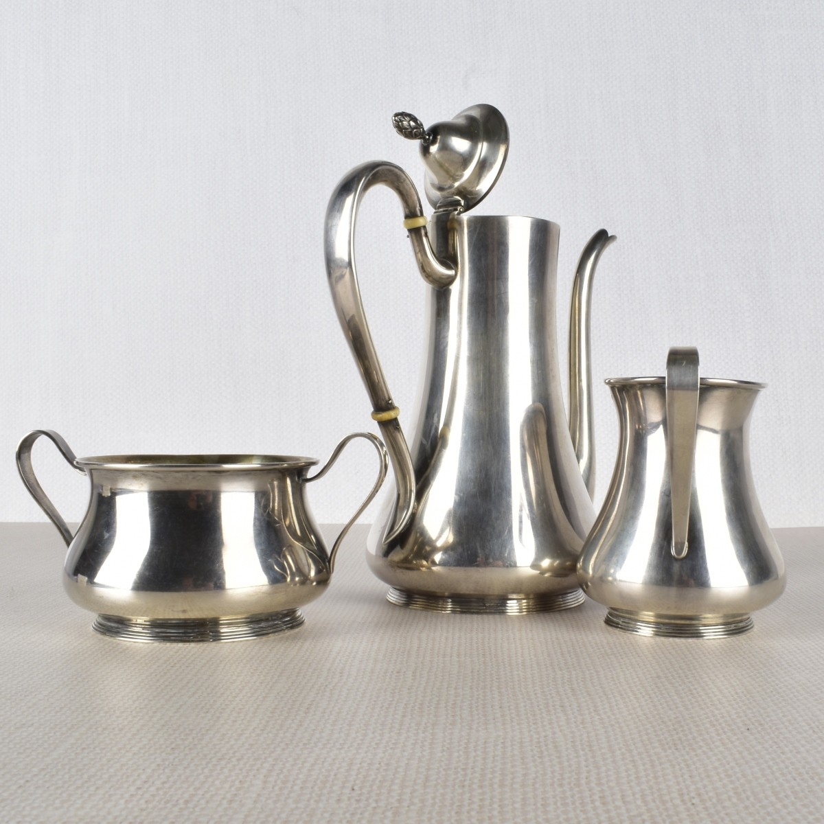 Three Piece Sterling Silver Coffee Service