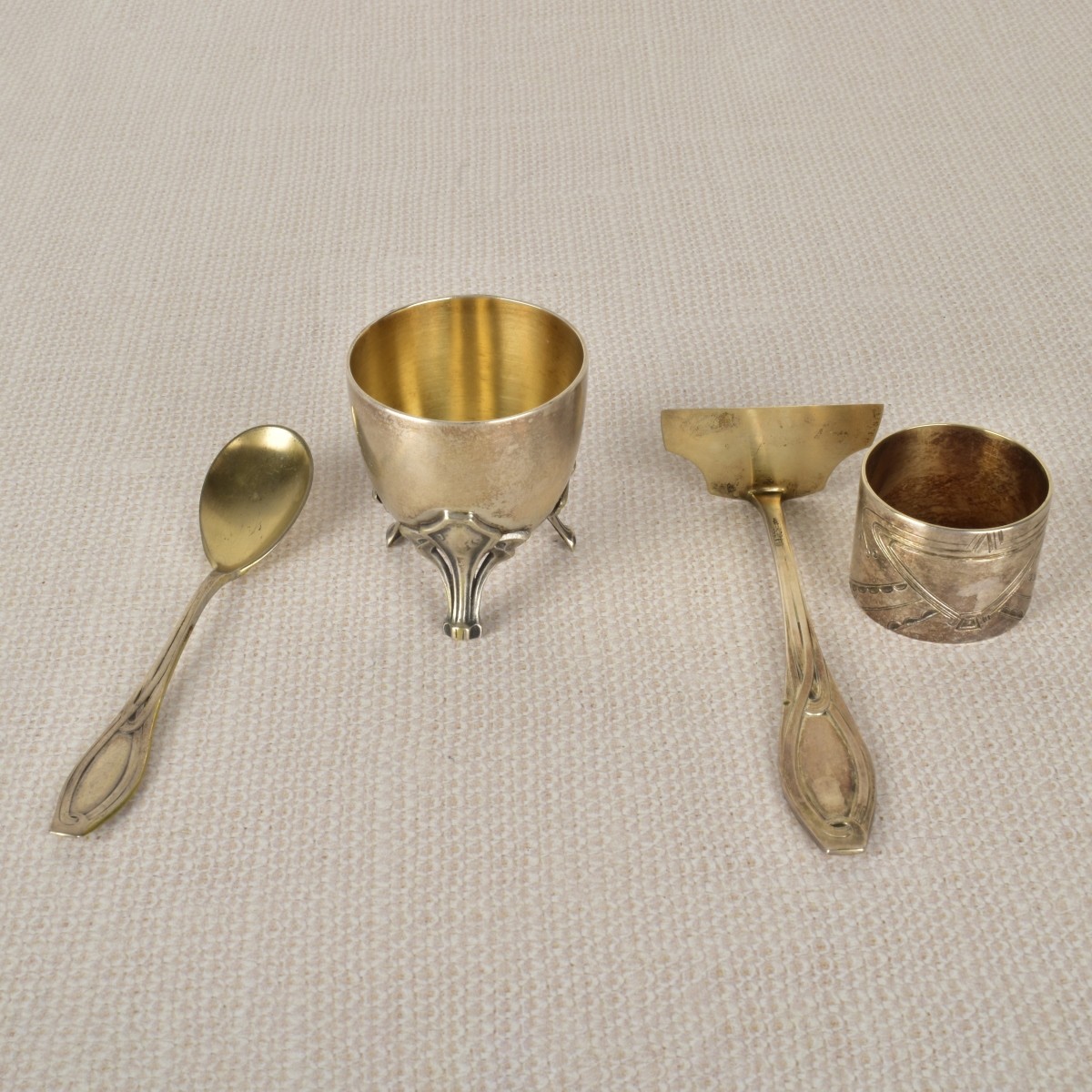 German Art Nouveau Egg Set