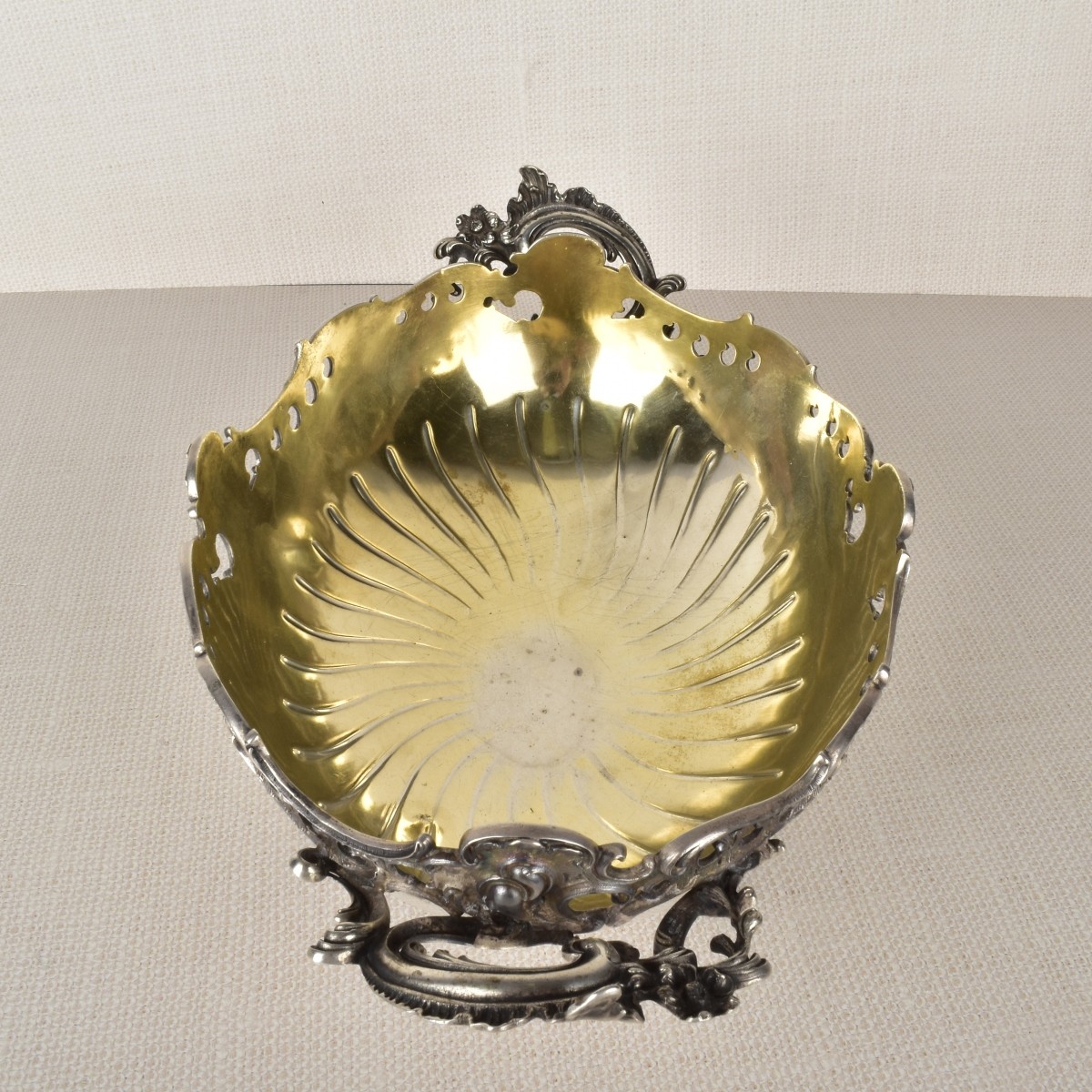 German Silver Centerpiece Bowl