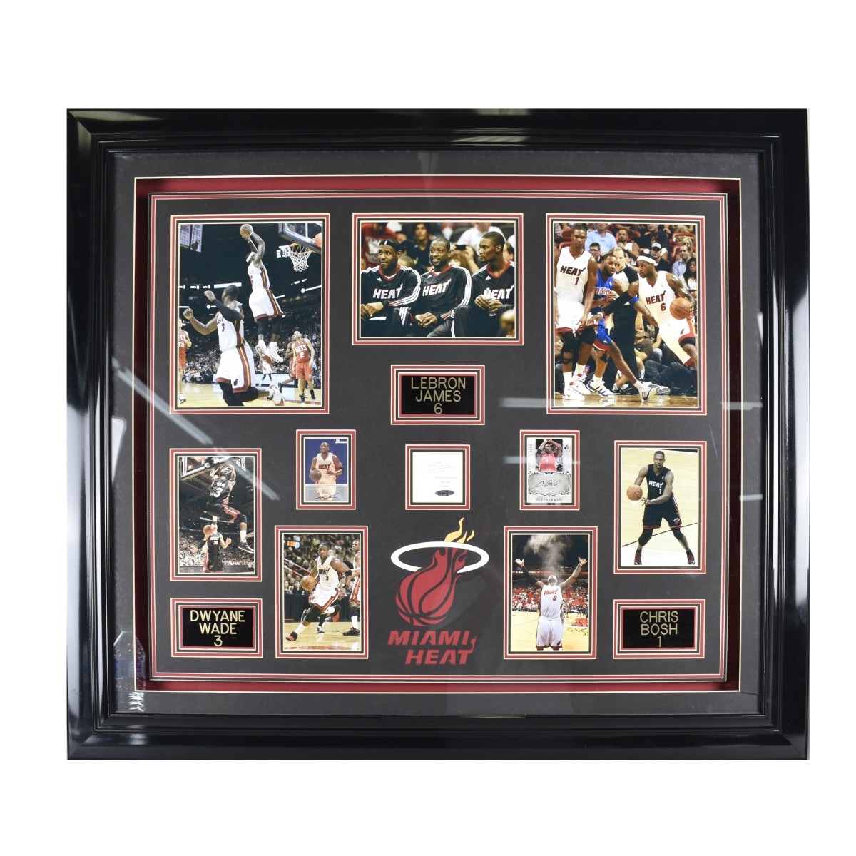 Miami Heat Autographed Sports Memorabilia