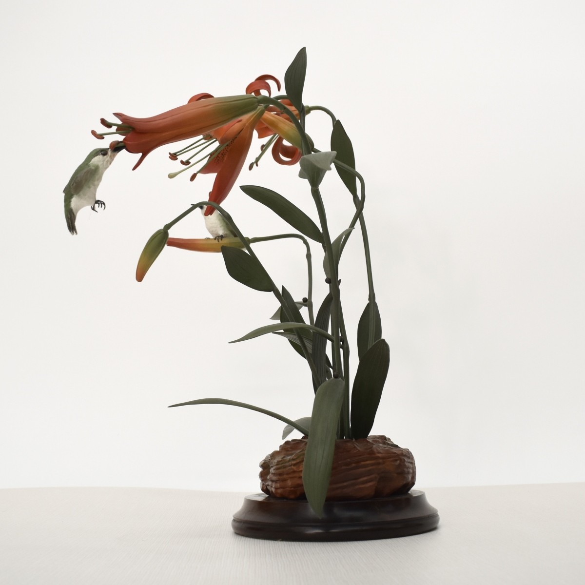 Hummingbird Lily Sculpture