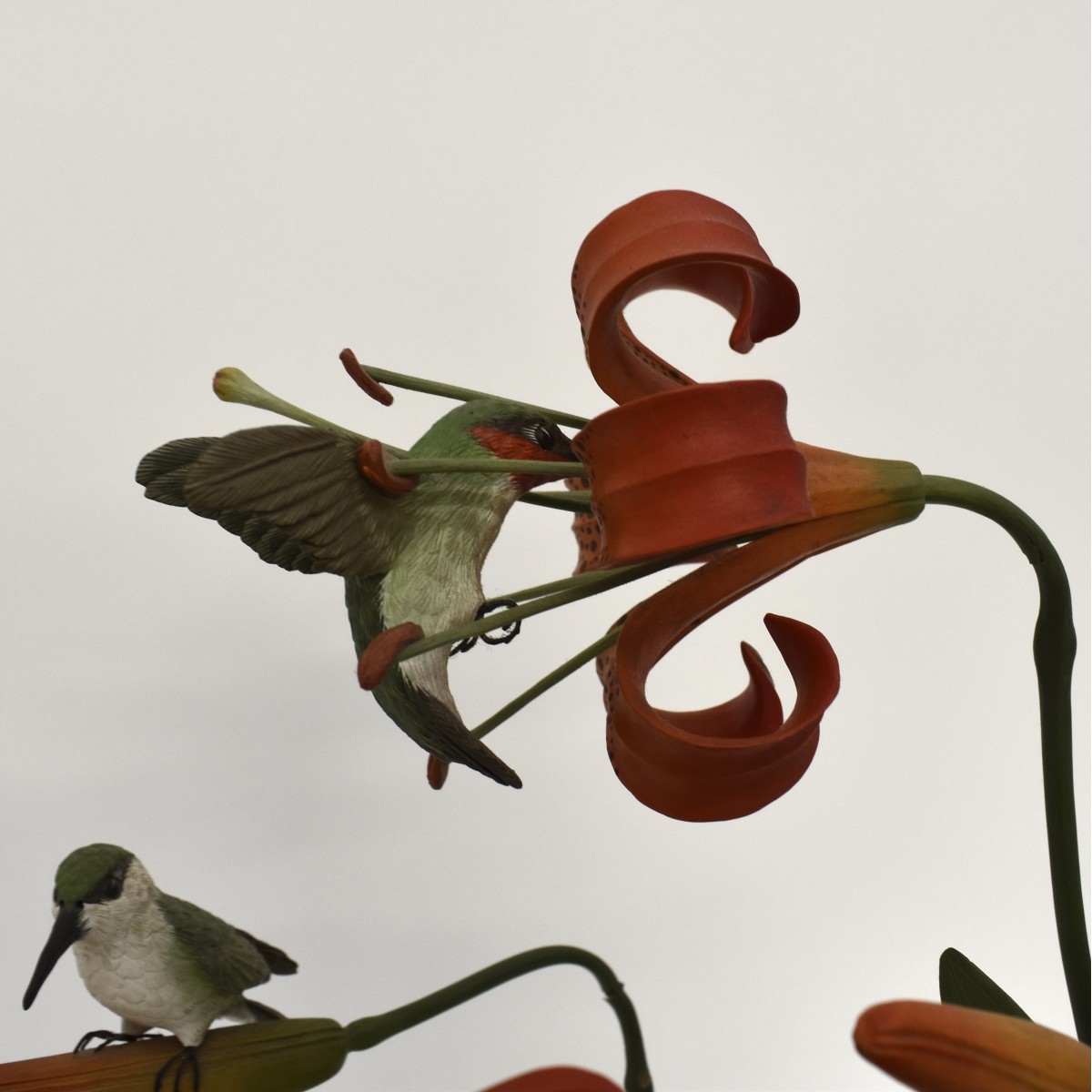 Hummingbird Lily Sculpture