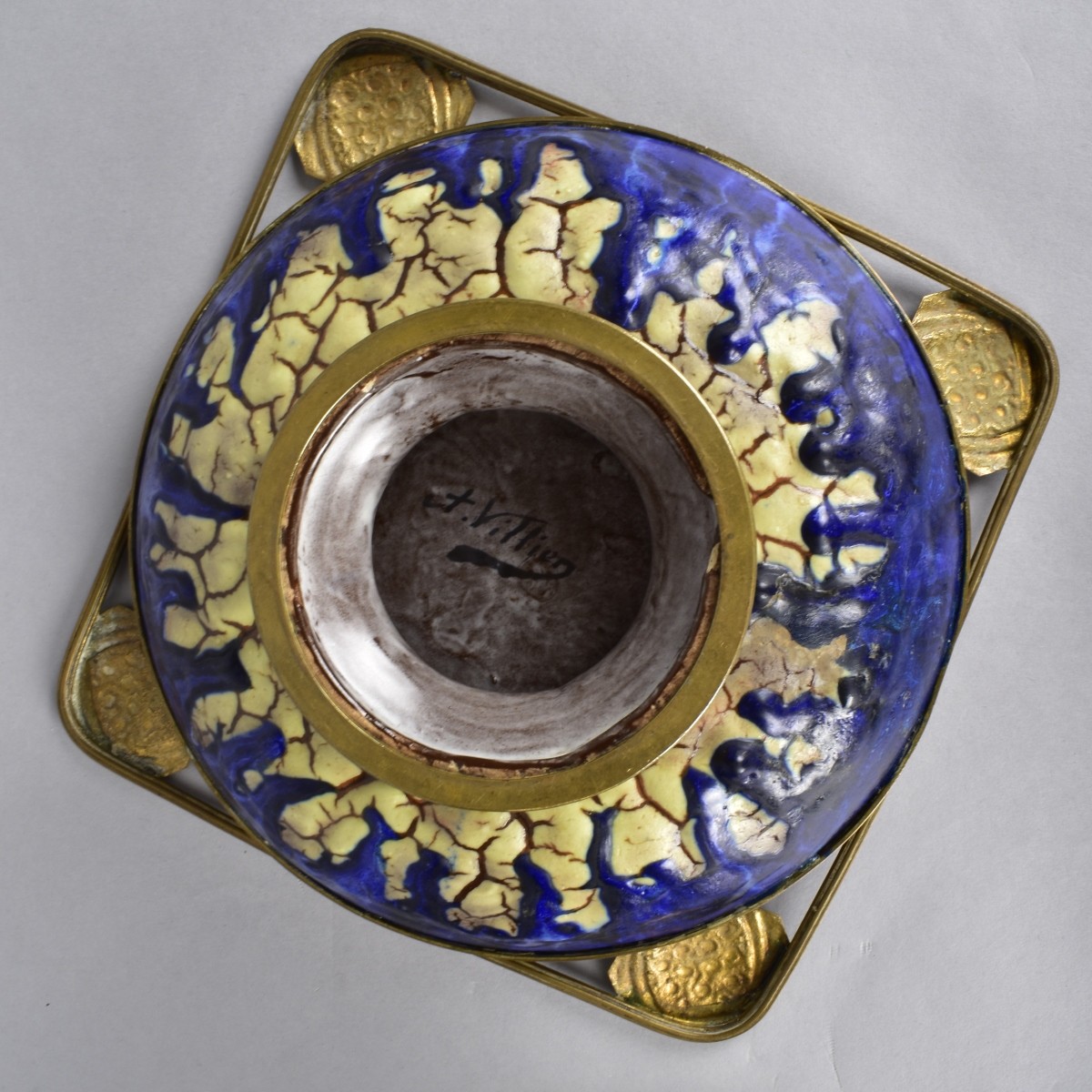 Sevres & Ballien Bronze Mounted Footed Bowls