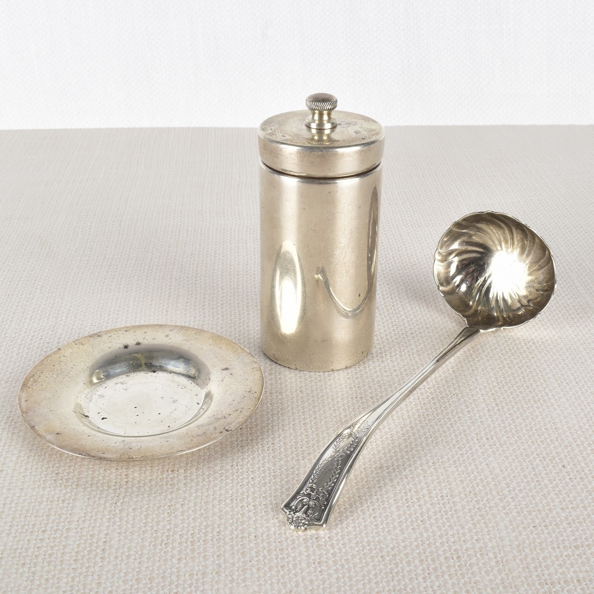 Tiffany and Company Pepper Grinder and Ladle