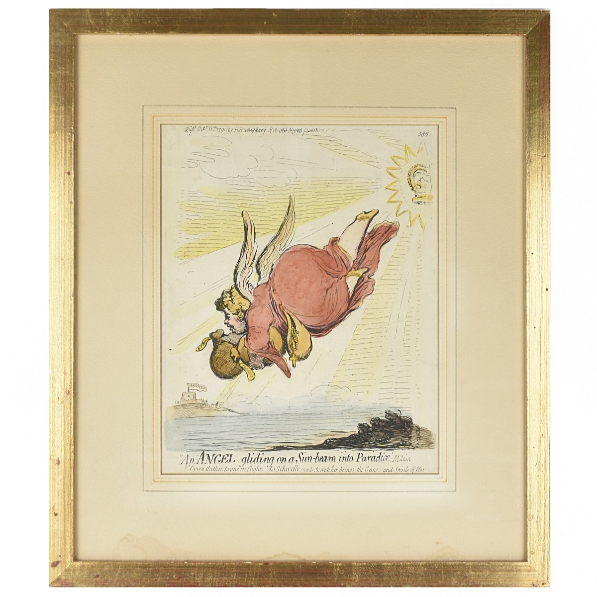 James Gillray (British 1757-1815) Color Print