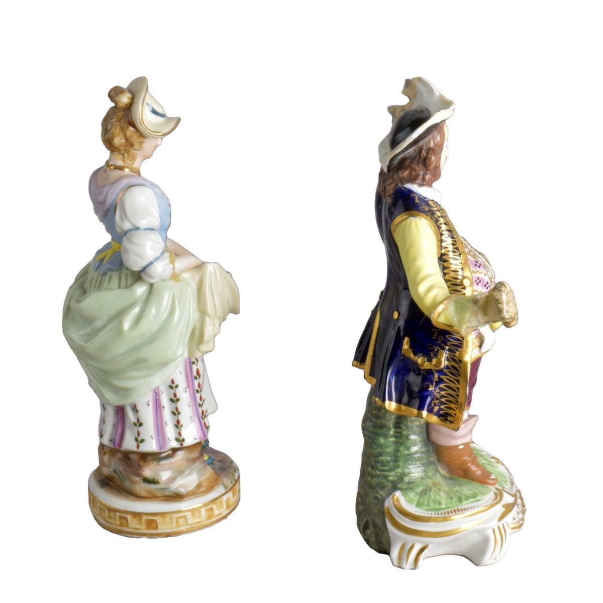Two Porcelain Victorian Figurines