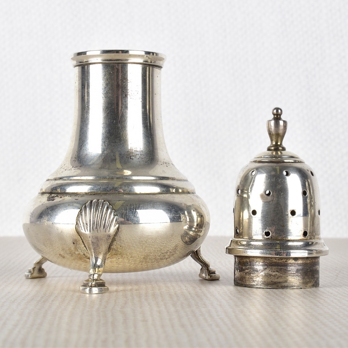 Sterling Silver Salt and Pepper Shakers