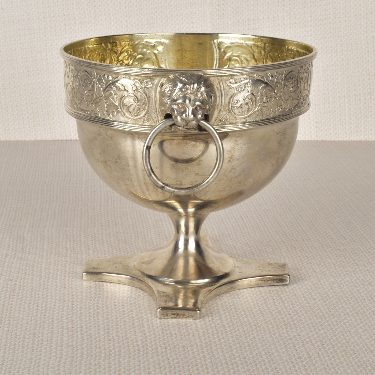 Antique Danish Silver Footed Bowl