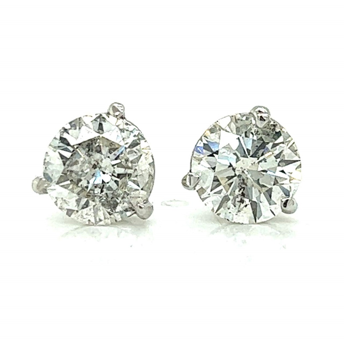 Diamond and 14K Ear Studs