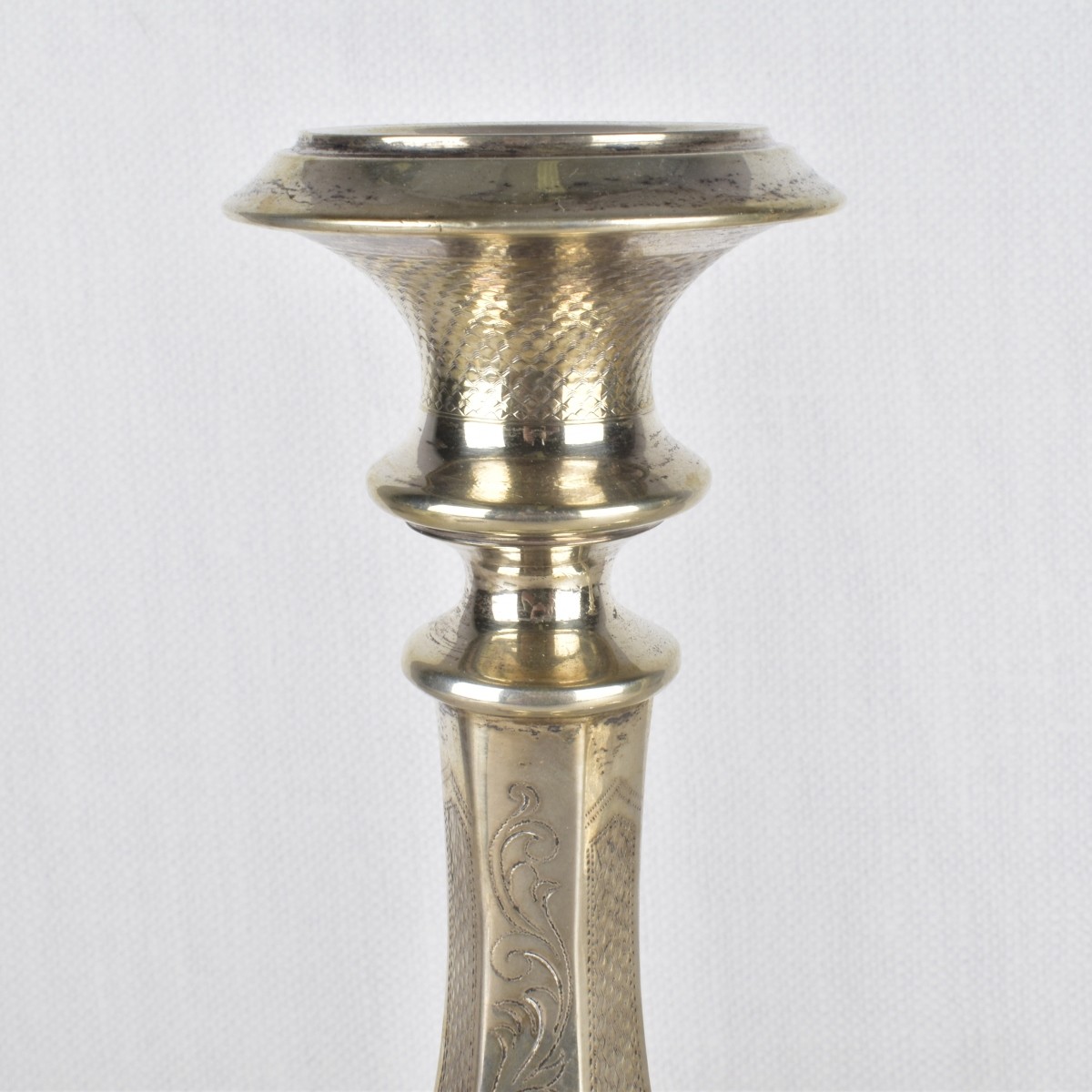 Pair of Austrian Silver Candlesticks.