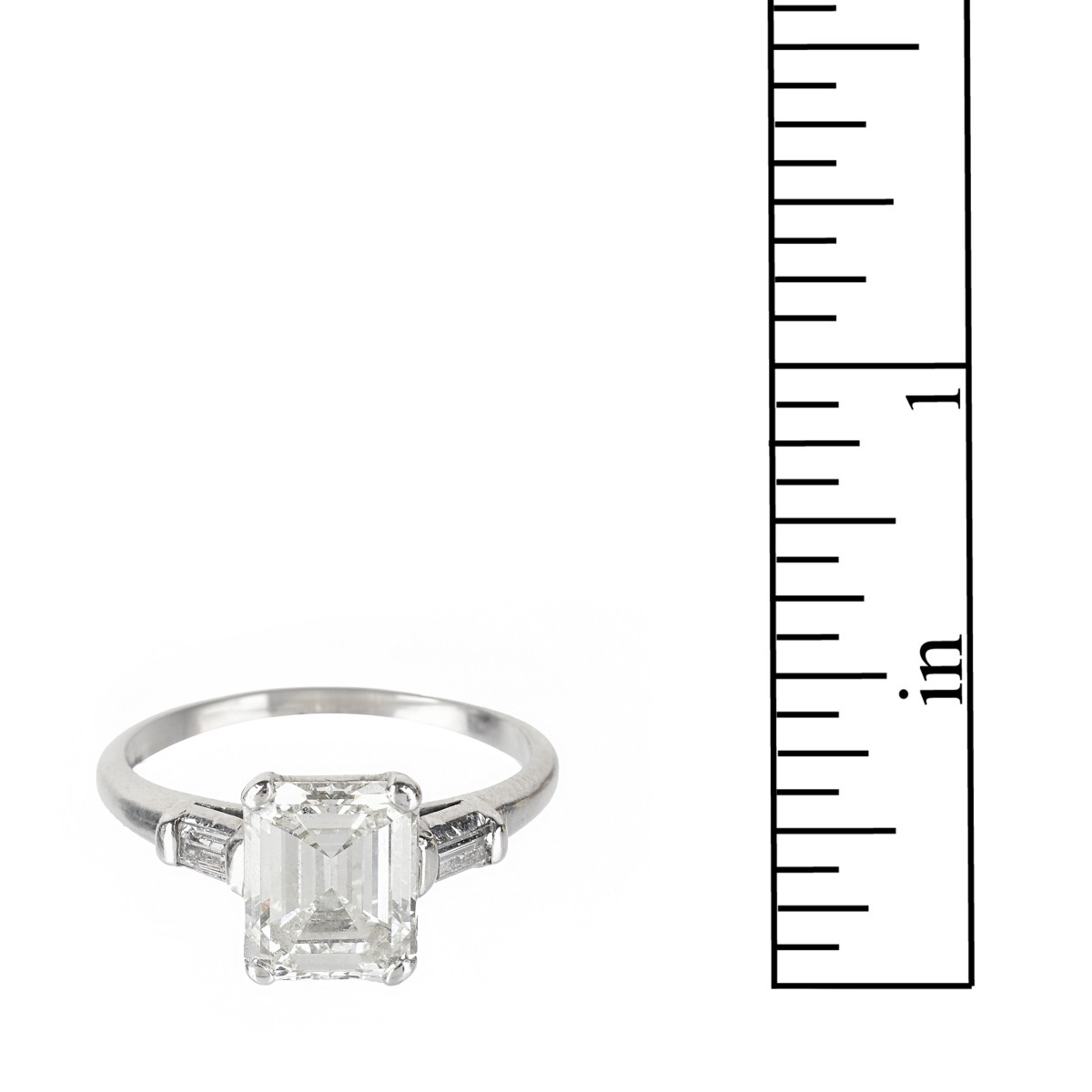 Diamond and Palladium Ring