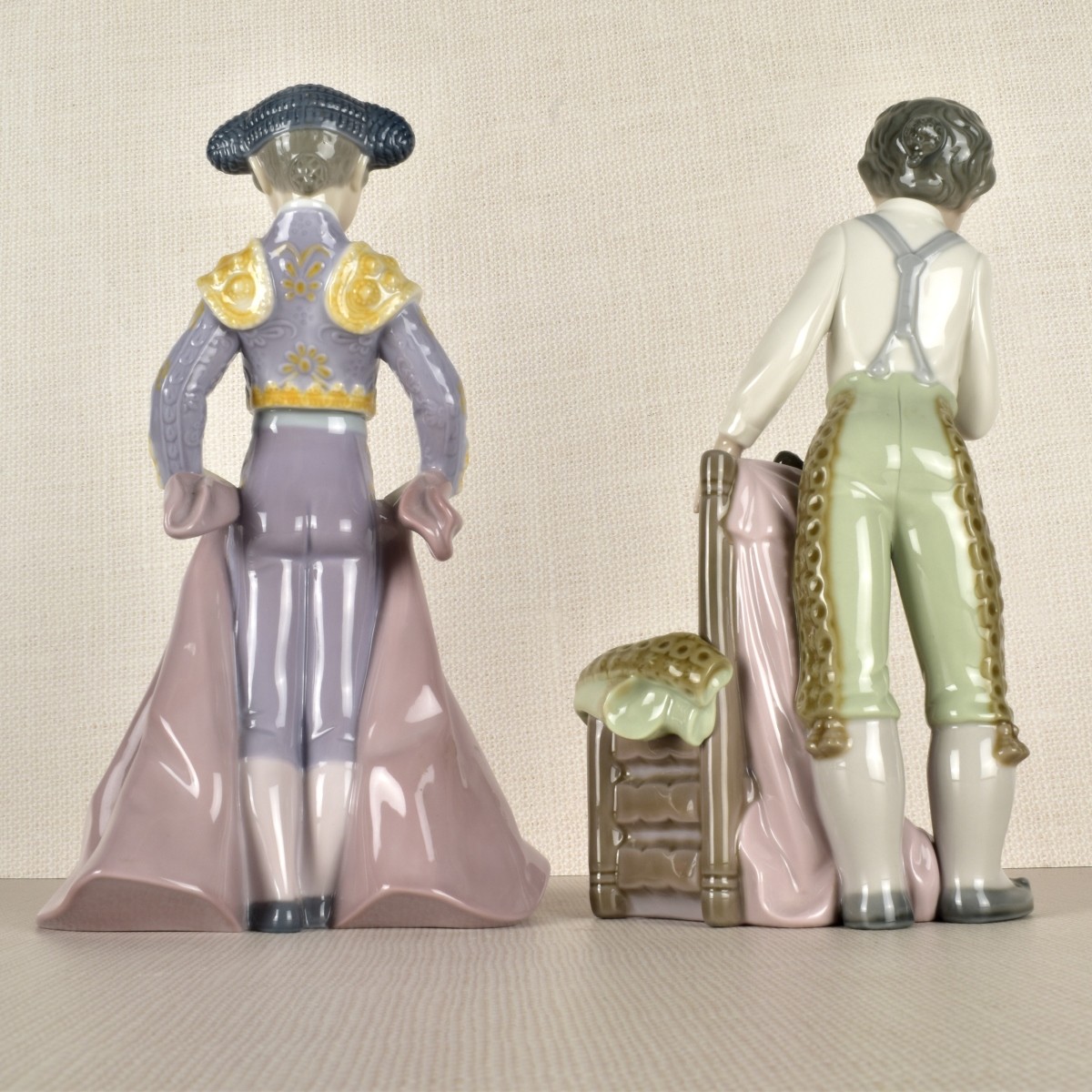Two Lladro Matadore Porcelain Figurines