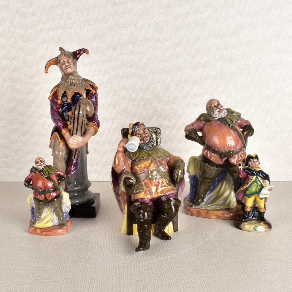Five Royal Doulton Porcelain Figurines