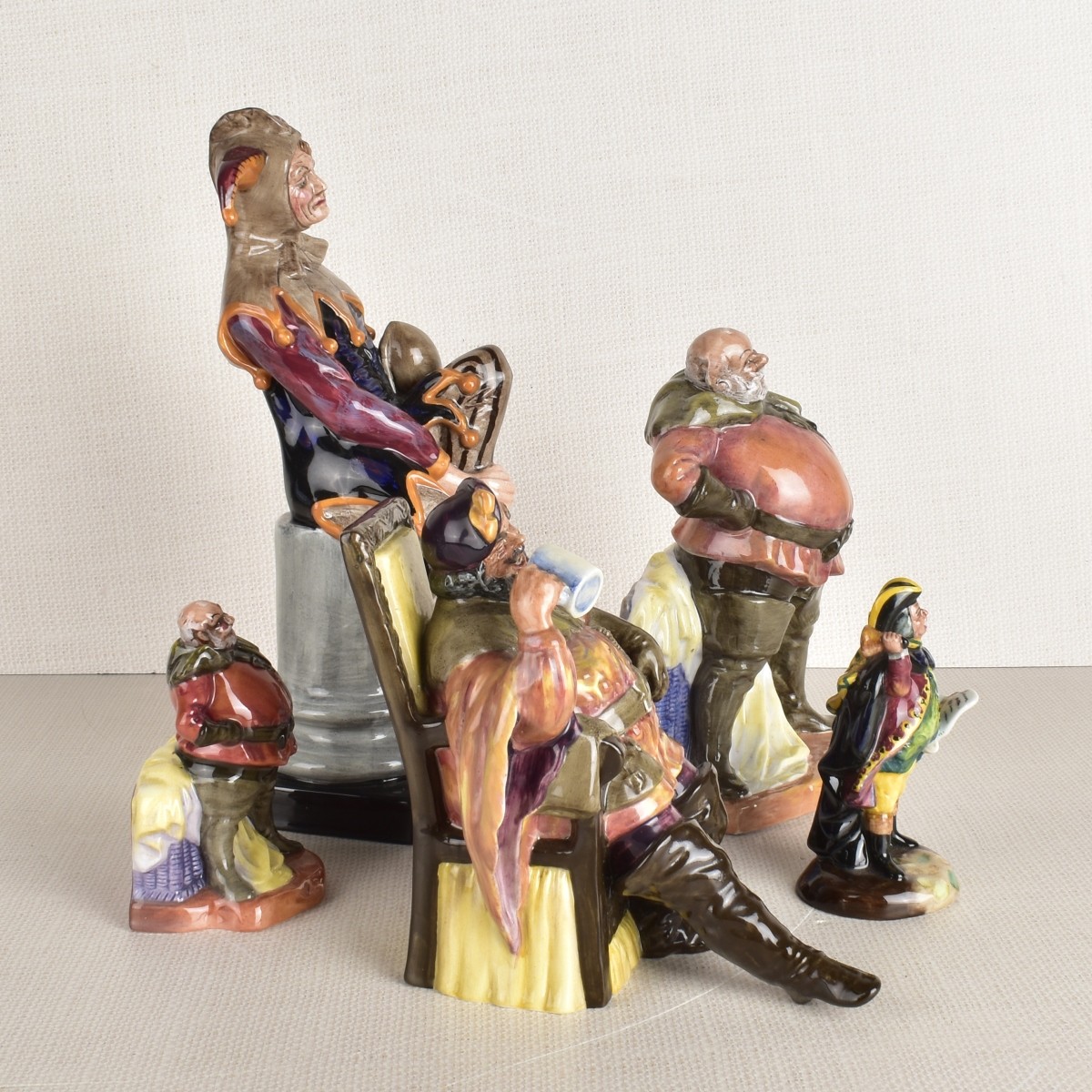 Five Royal Doulton Porcelain Figurines