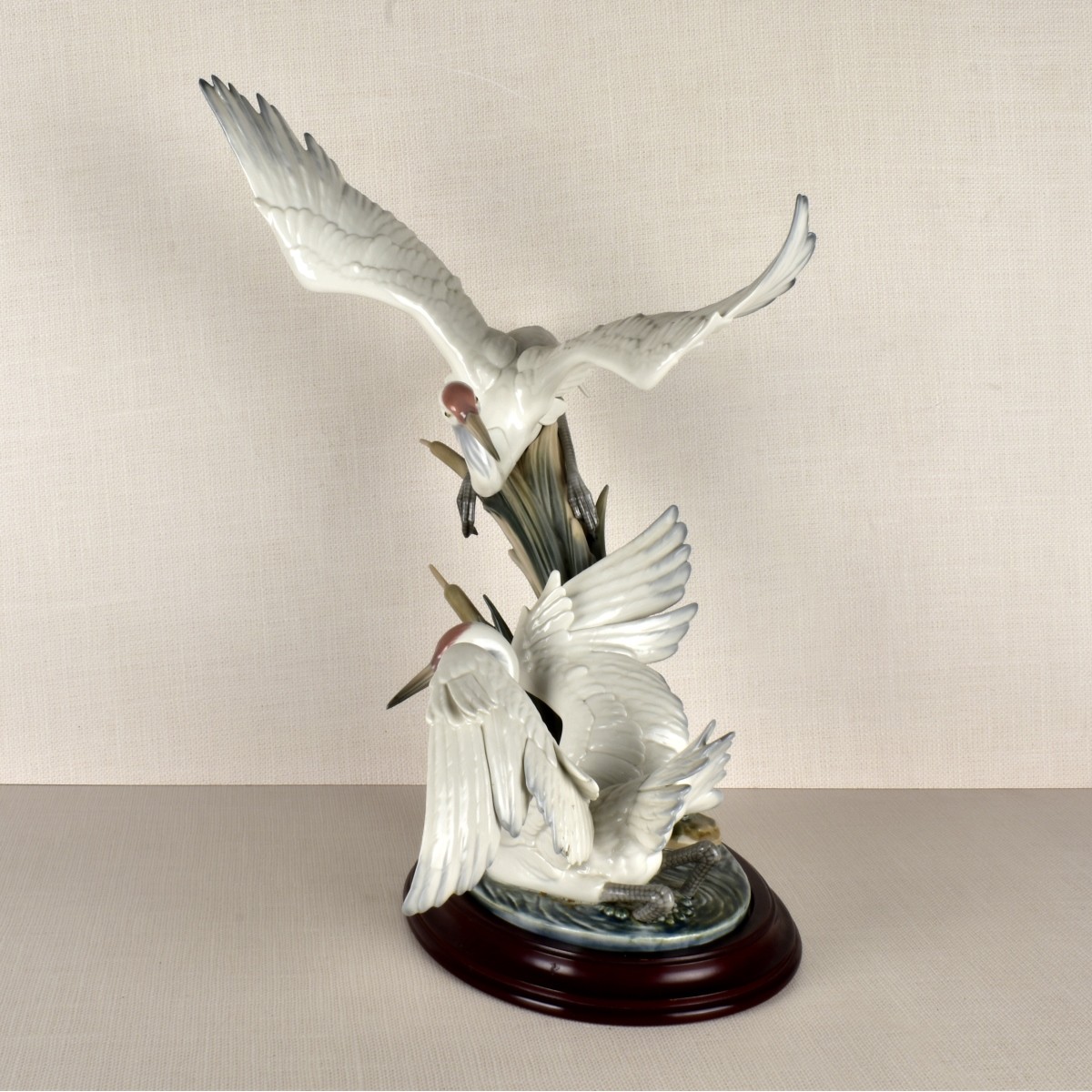 Lladro "Courting Cranes" Figurine