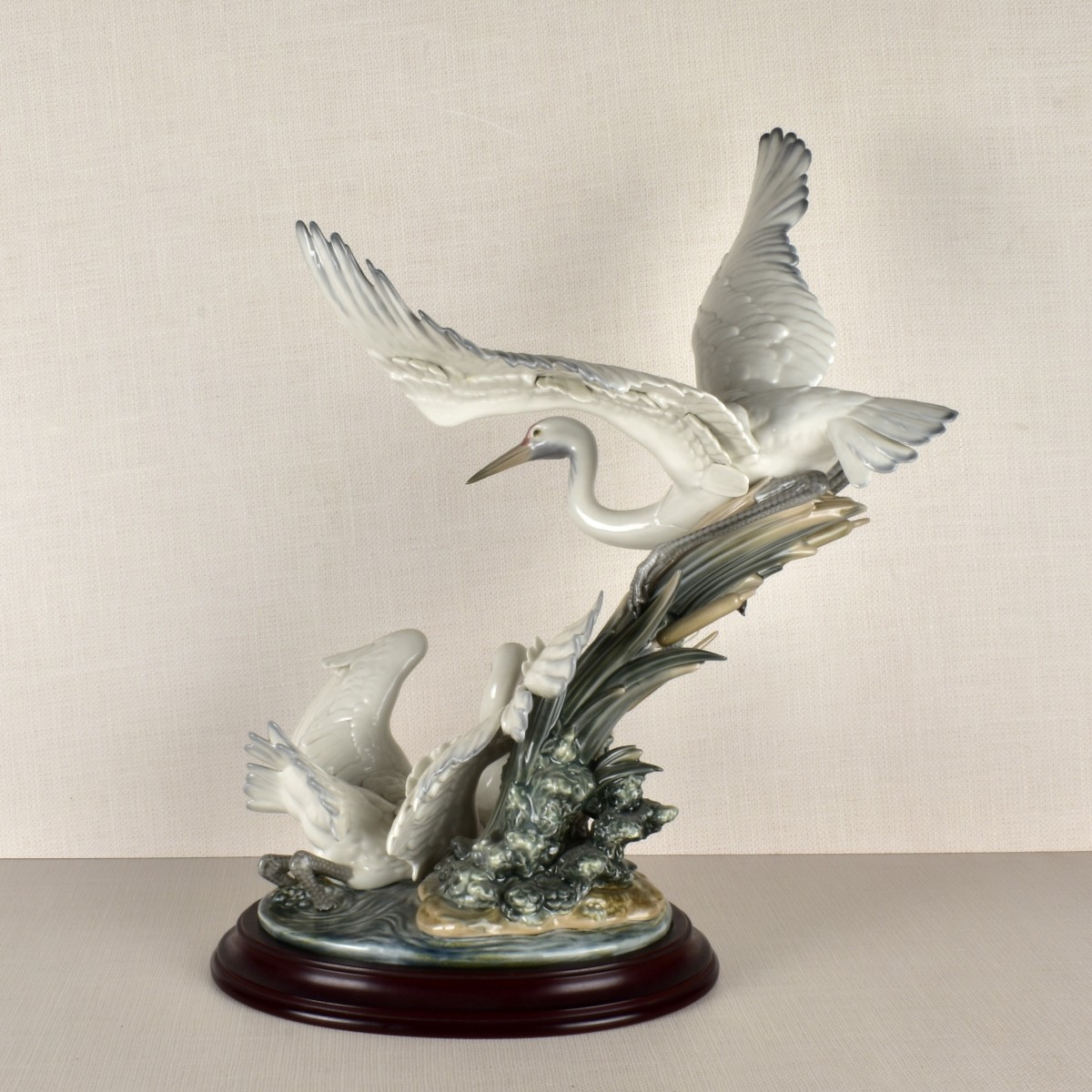 Lladro "Courting Cranes" Figurine