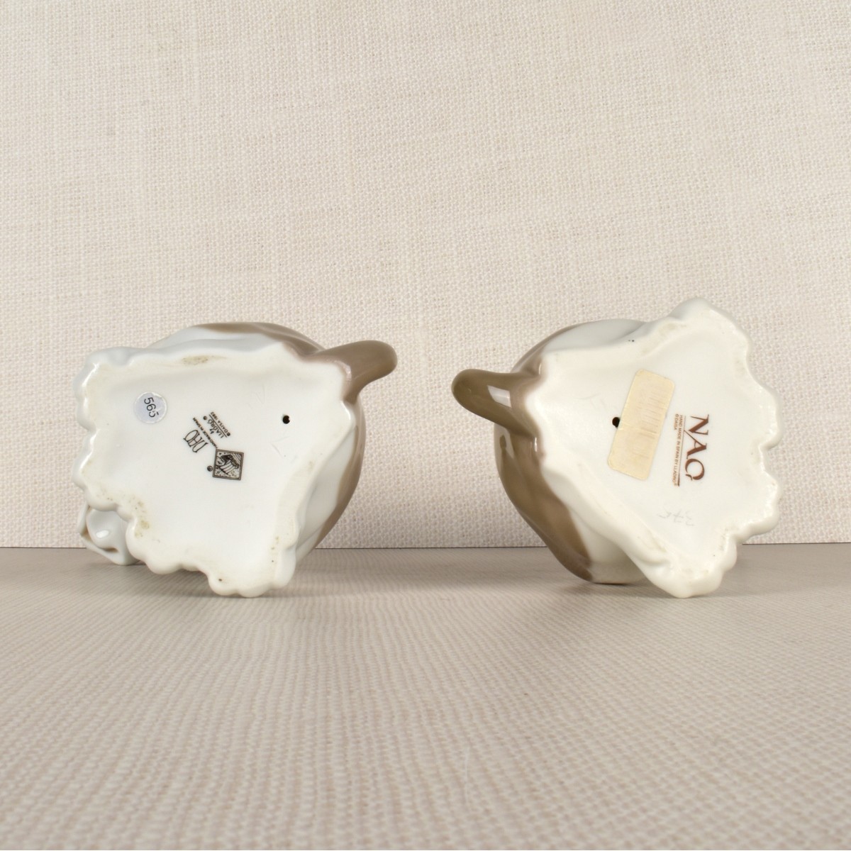 Pr Nao by Lladro Porcelain Hound Dogs
