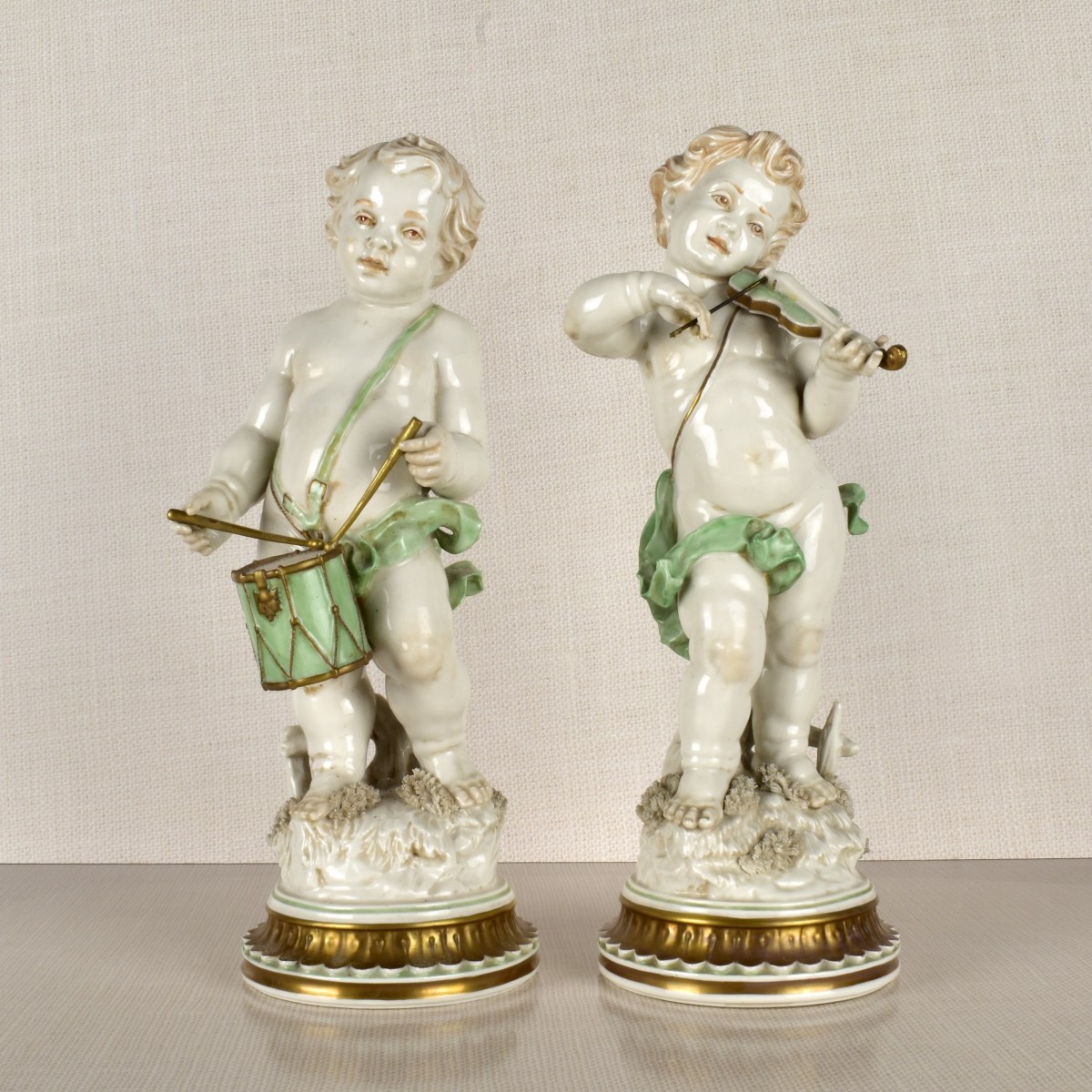 Allegorical Porcelain Figures