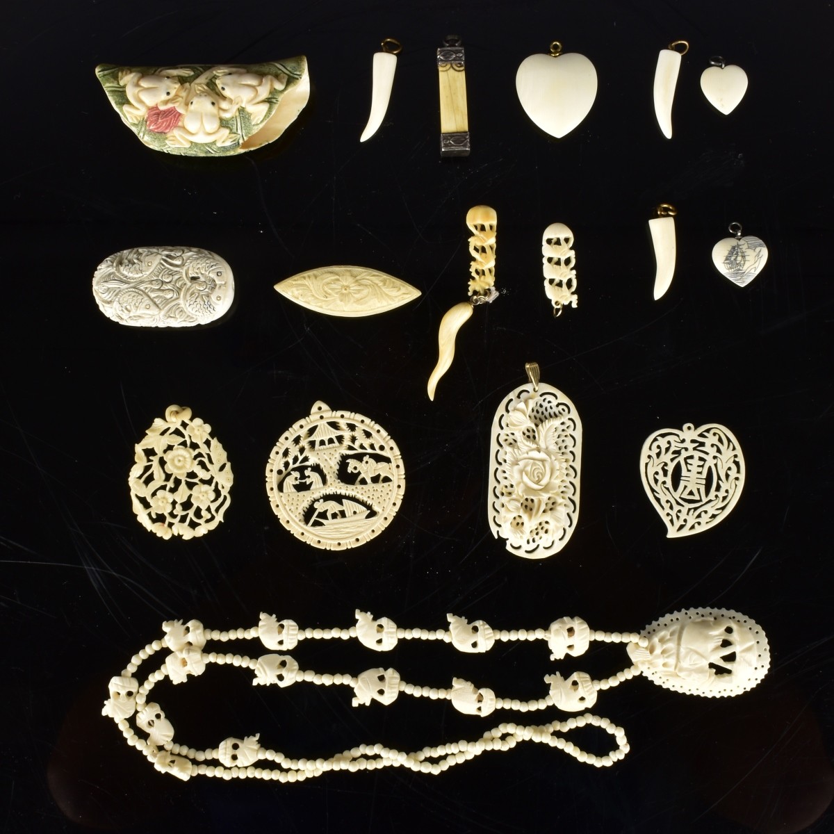 Collection of Chinese Necklaces and Pendants