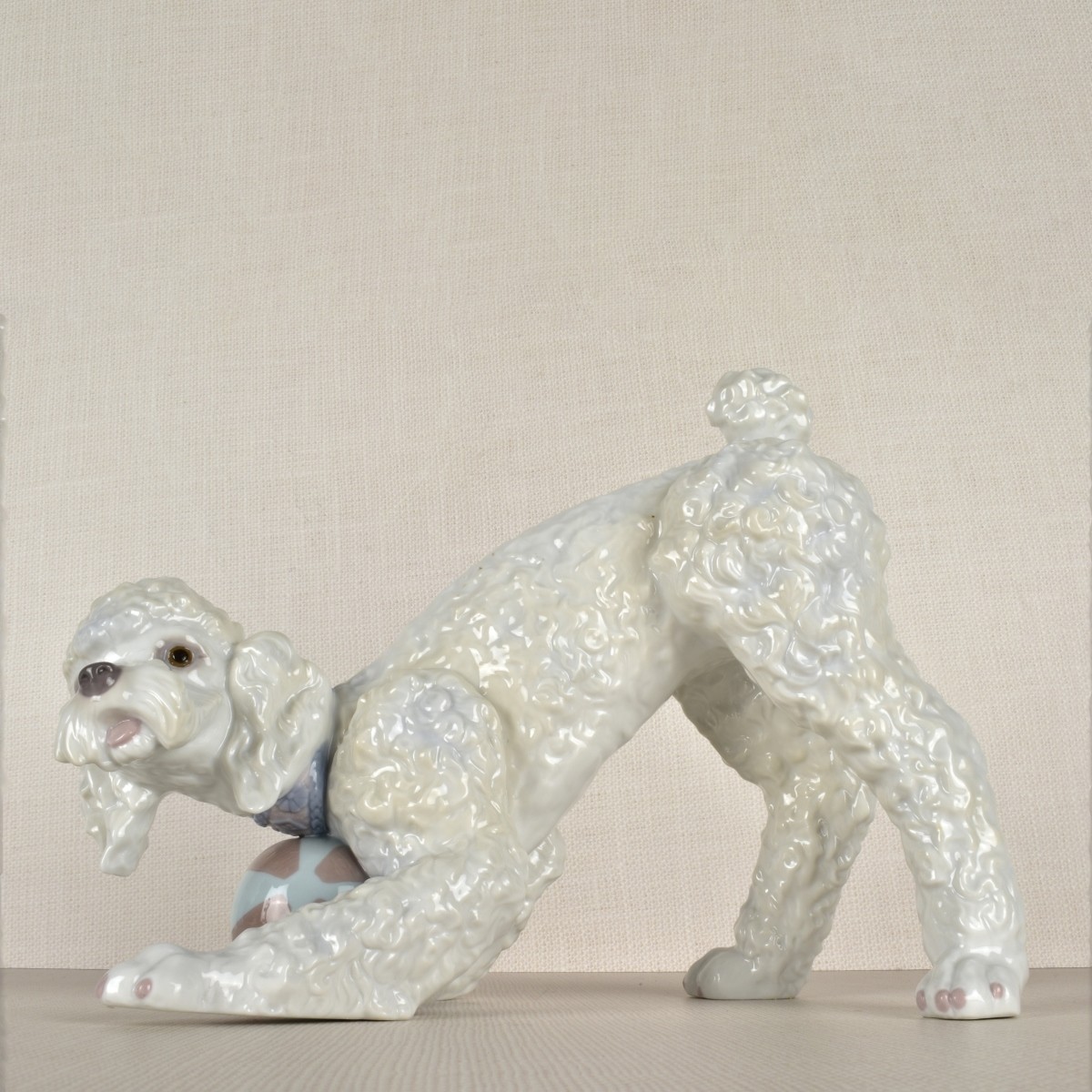Lladro Poodle Figurine