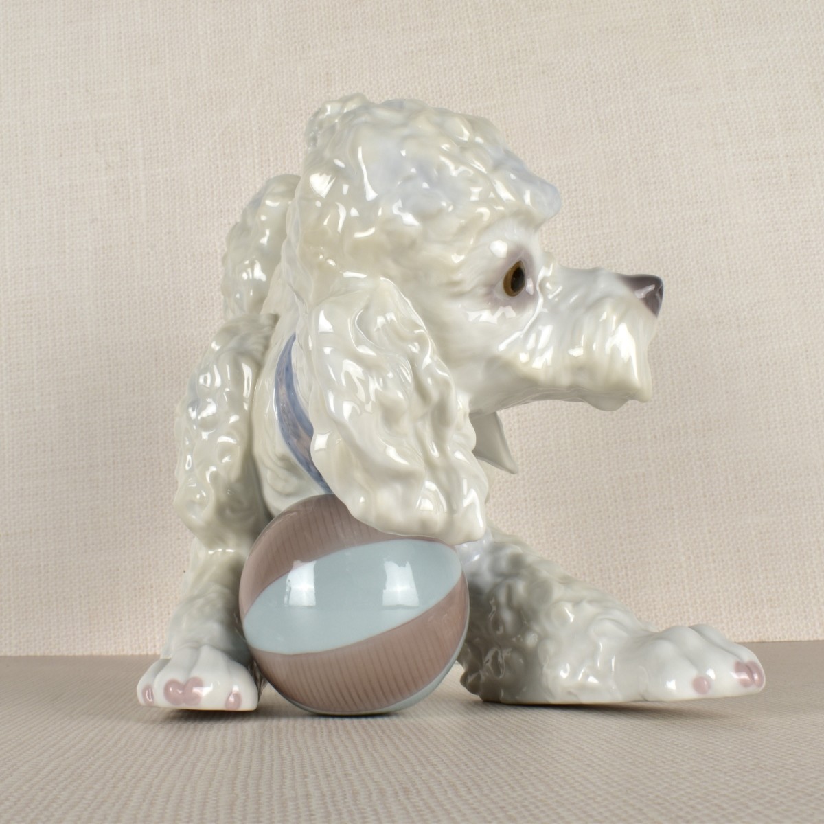 Lladro Poodle Figurine