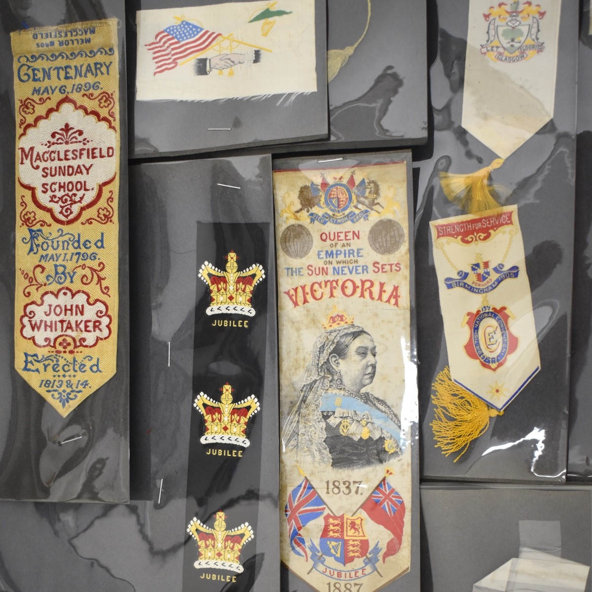 19C Embroidered Bookmarks