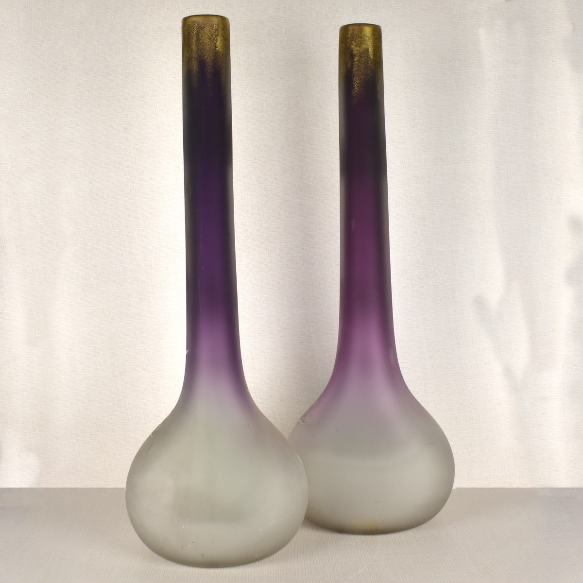 Pair of Legras Mont Joye Vases