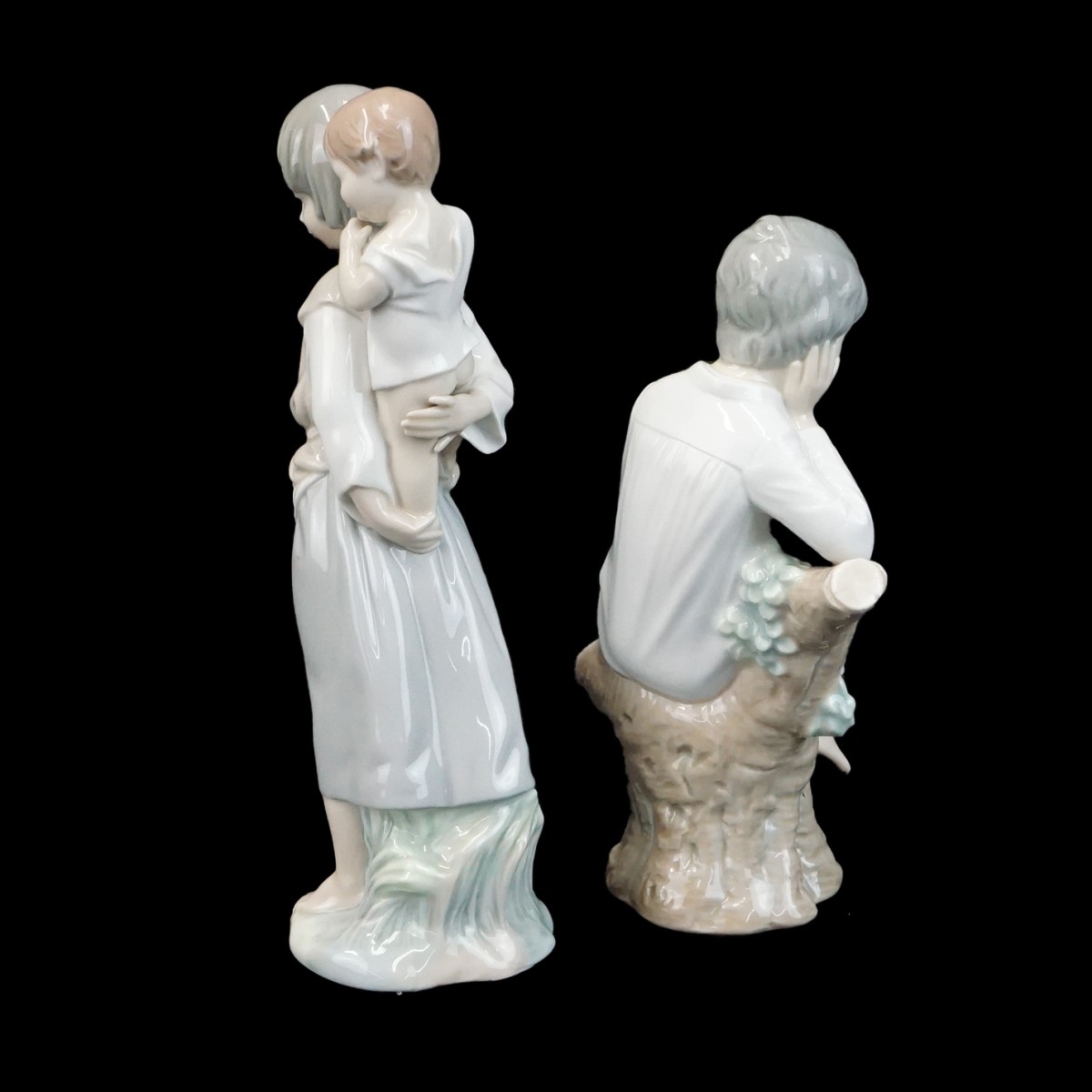 2 Lladro Porcelain Figurines