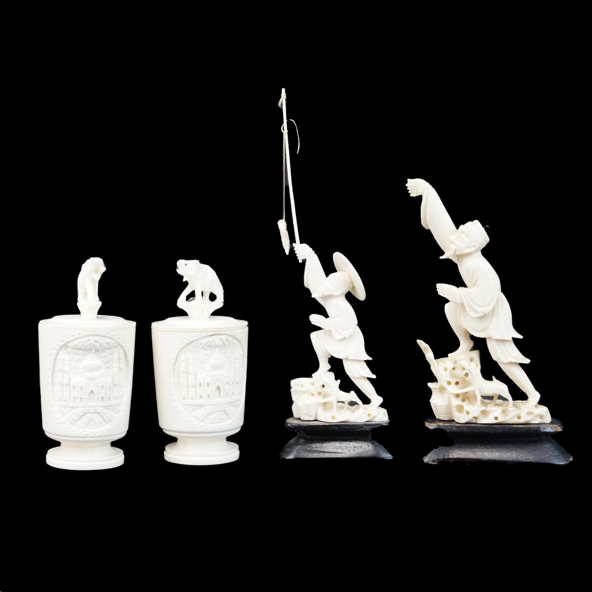 Carved Figurines and Table Items