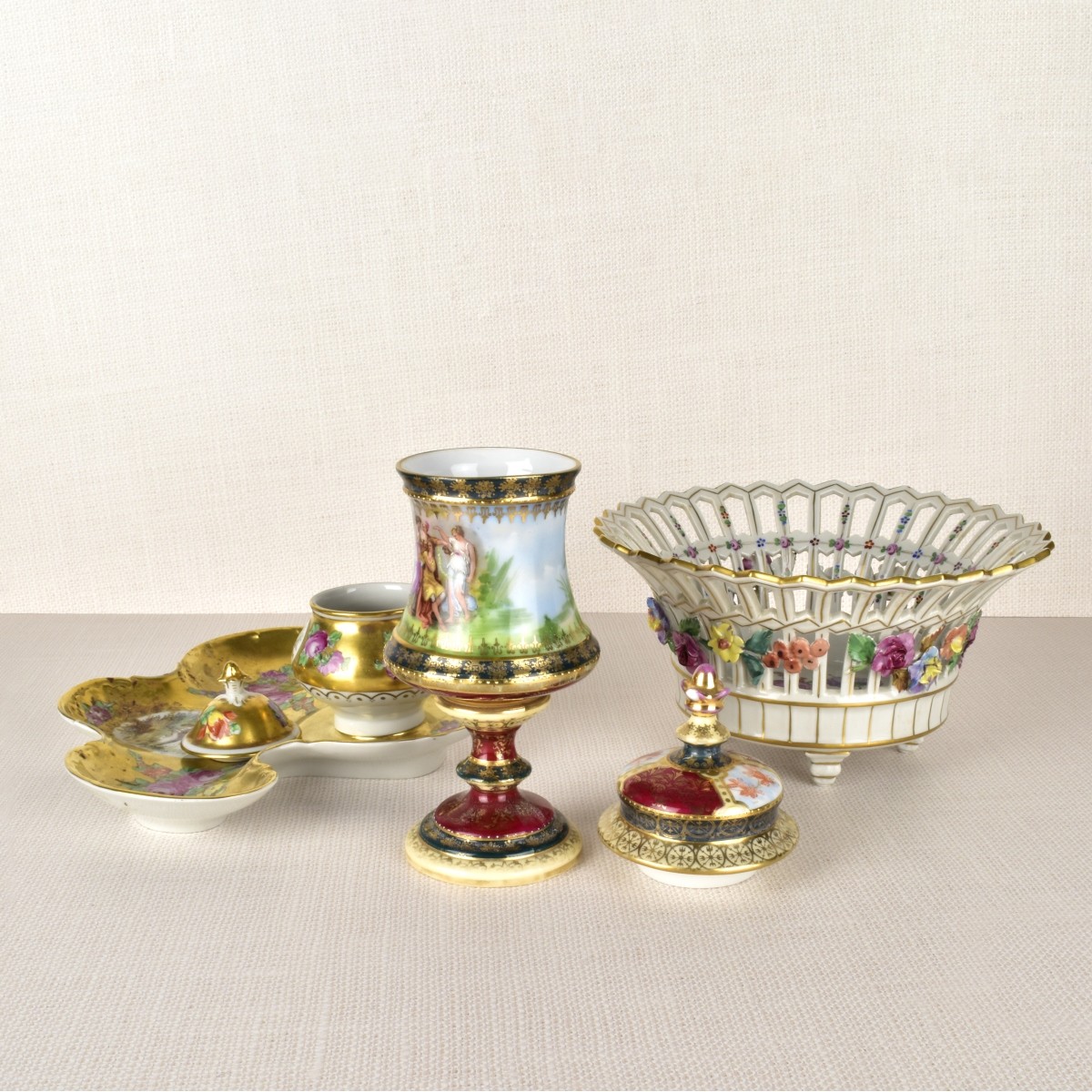 Collection of German Porcelain Pieces