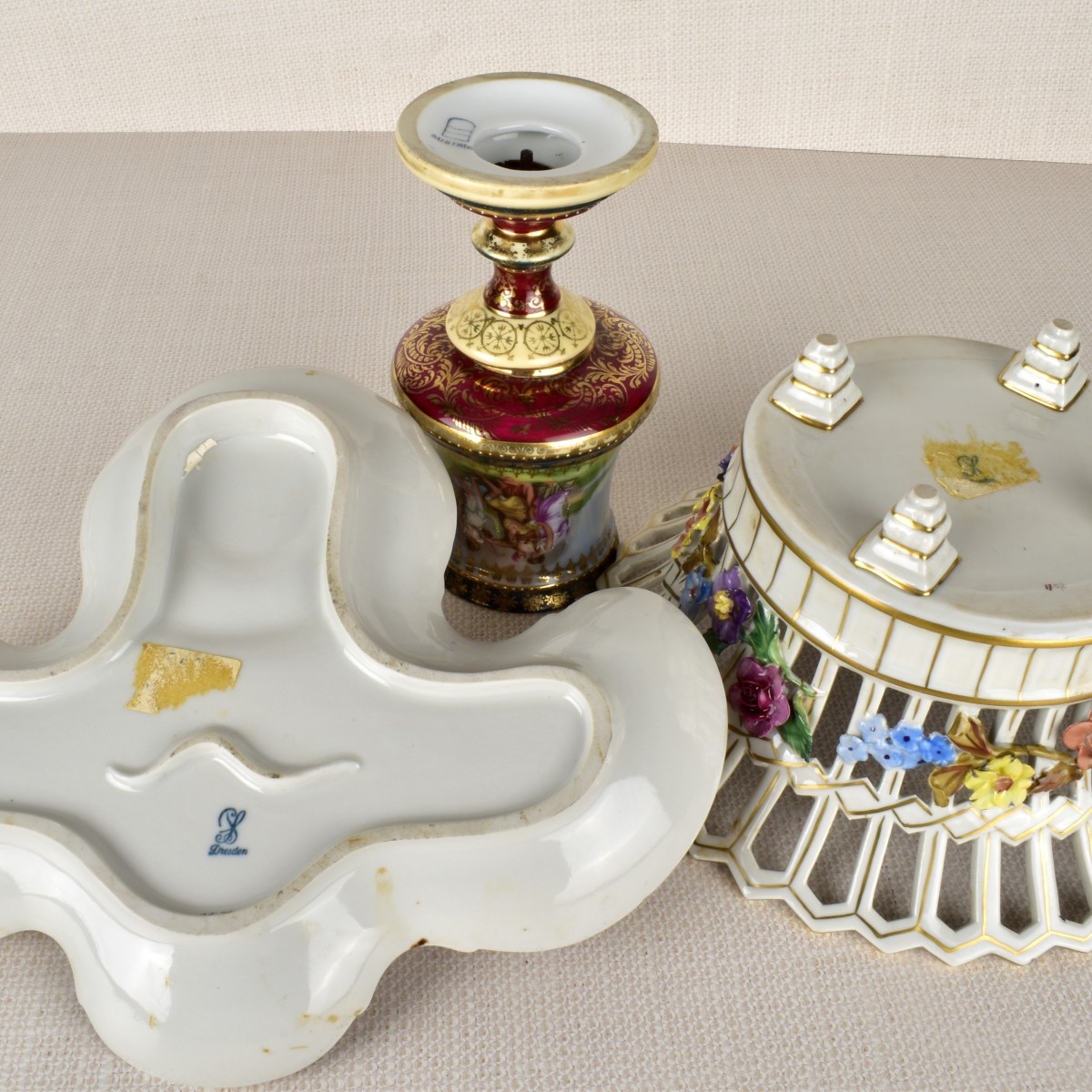 Collection of German Porcelain Pieces