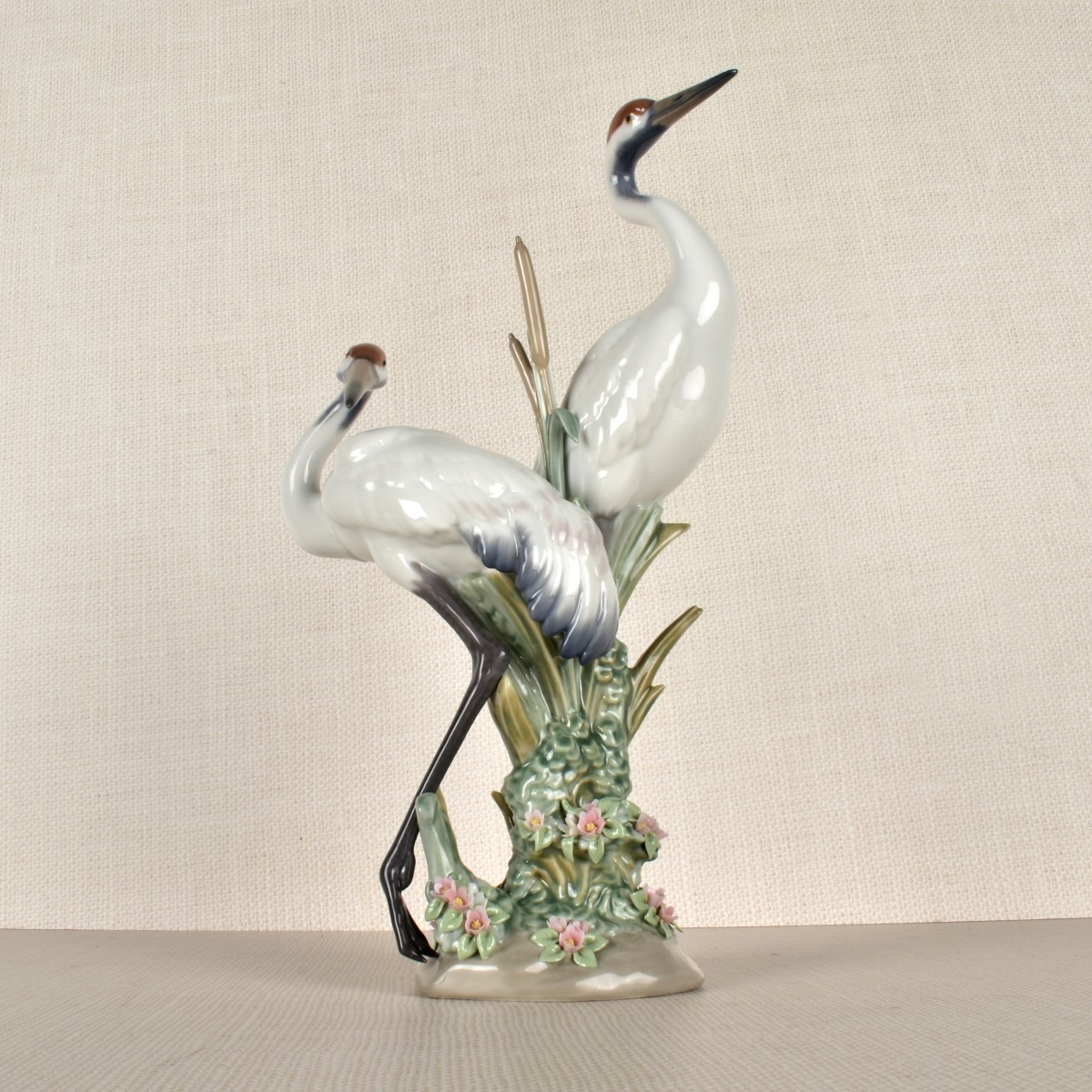 Lladro Porcelain Figurine of Cranes