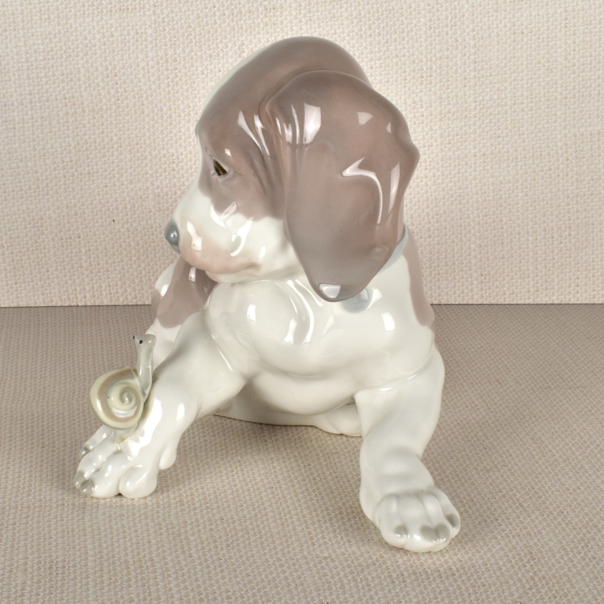 Lladro Porcelain Puppy Figurine