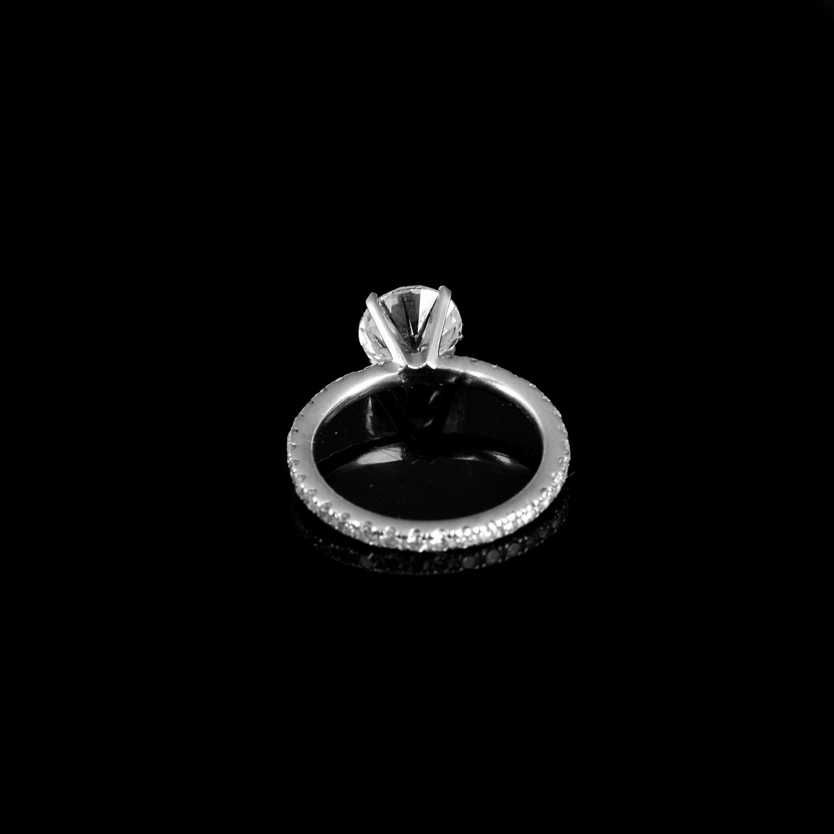 GIA Diamond and 14K Ring