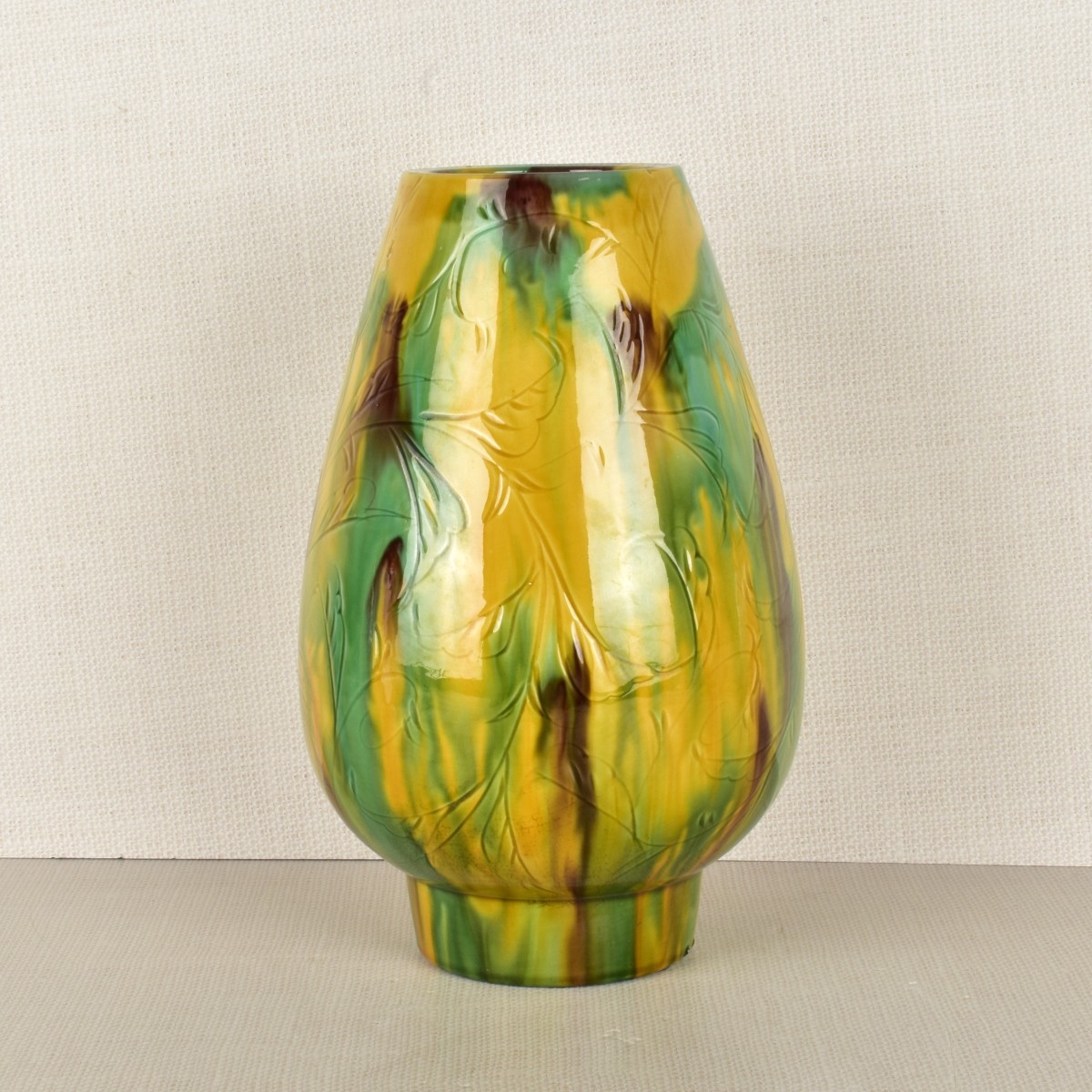 Japanese Glazed Ceramic Vase