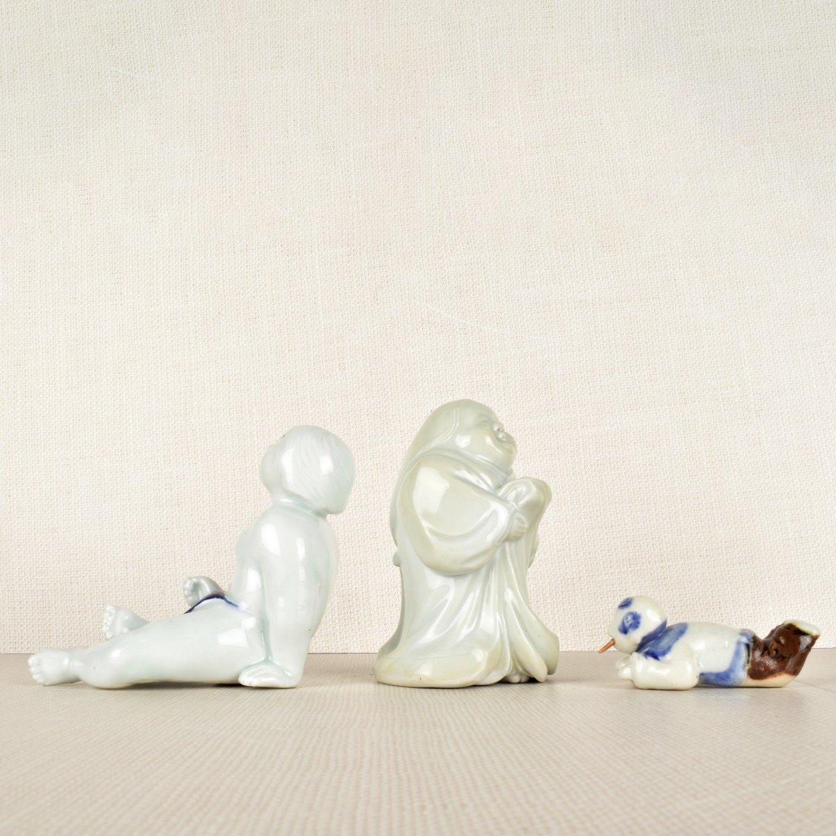Three (3) Chinese Porcelain Figures