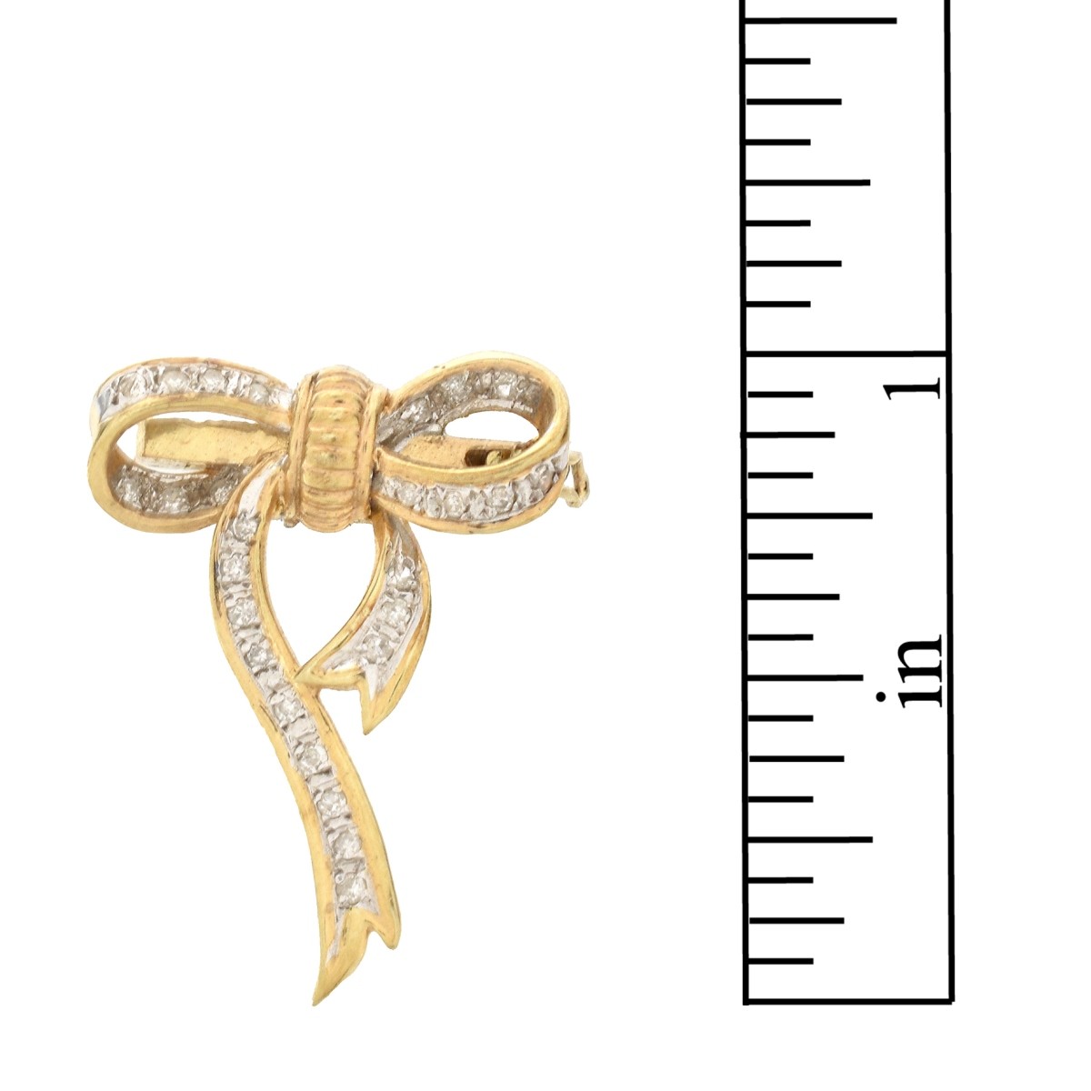 Diamond and 14K Pendant