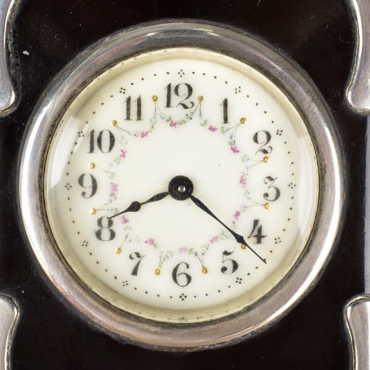 Miniature English Sterling Silver Carriage Clock