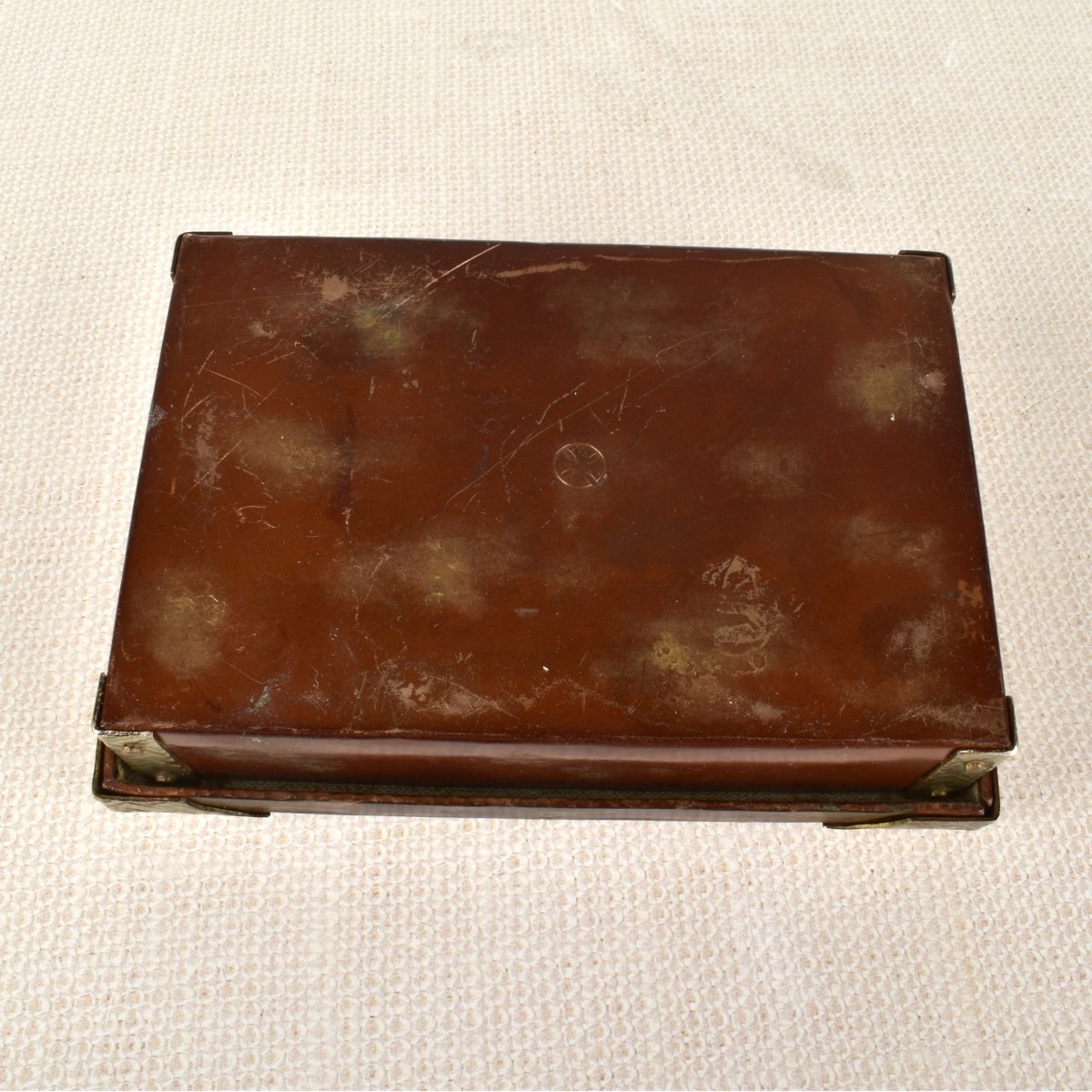 Japanese Enamel Box with Cover