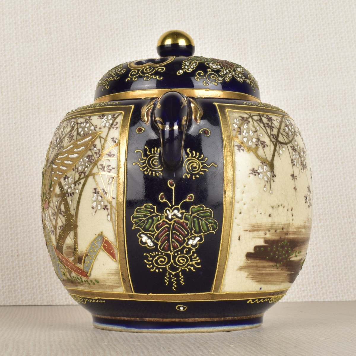 Japanese Satsuma Potpourri Jar