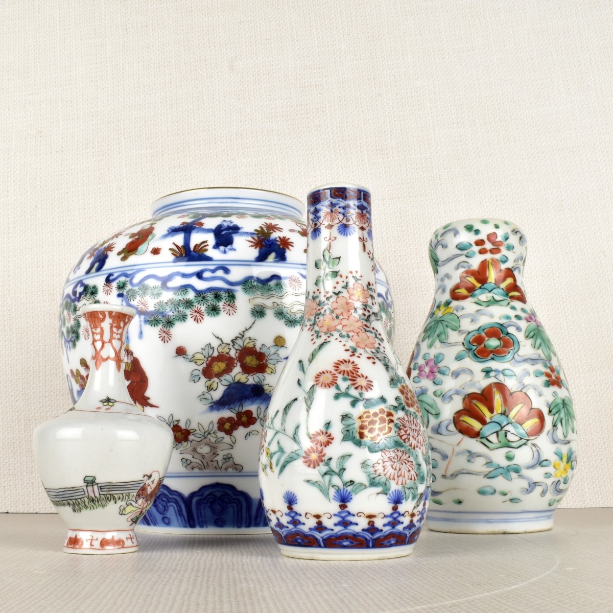 Four (4) Asian Porcelain Vases