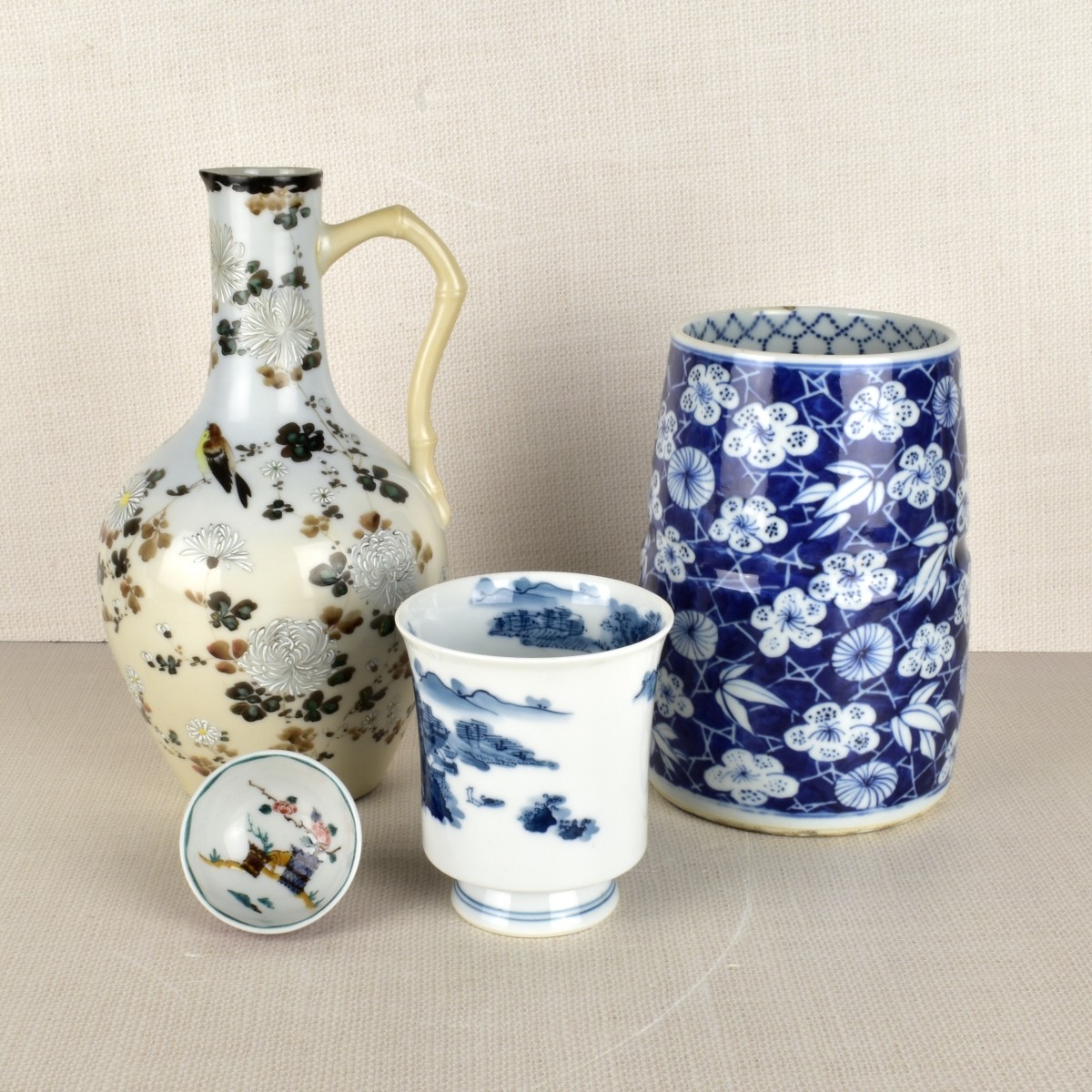 Four (4) Asian Porcelain Pieces.
