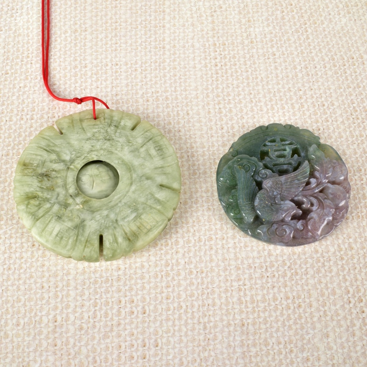 Collection of Jade and Serpentine Pieces