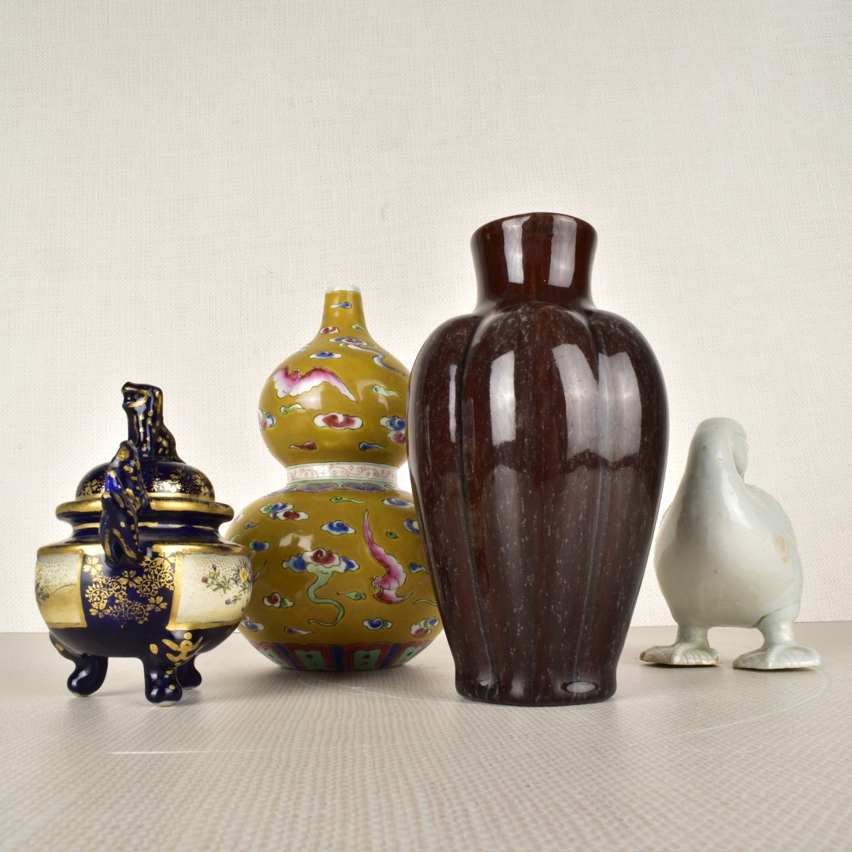 Four (4) Asian Porcelain Pieces