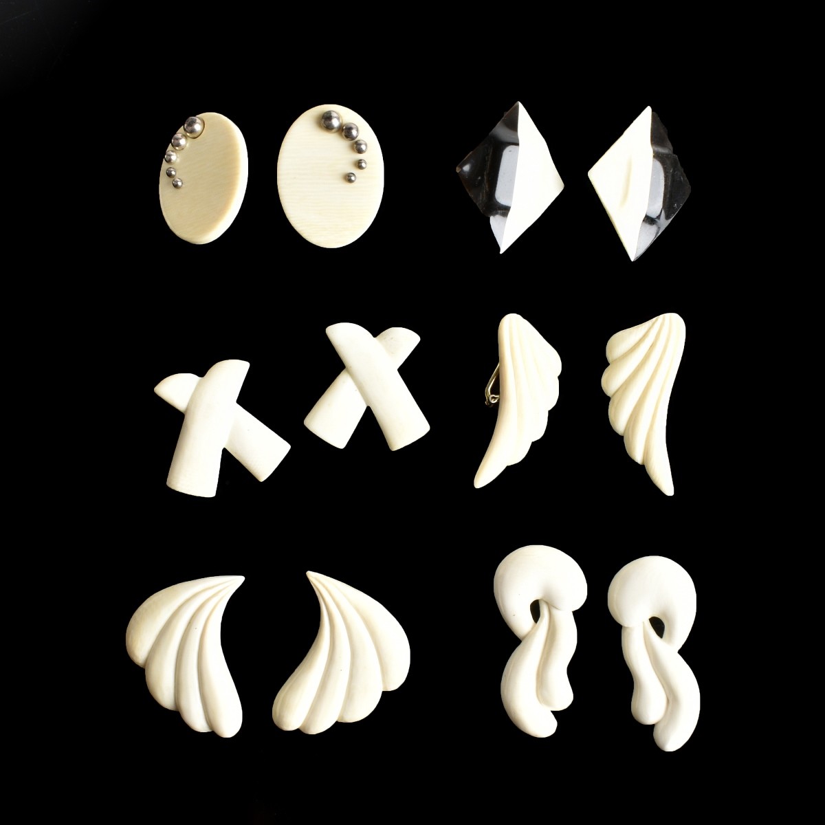Grouping of Art Deco Earrings