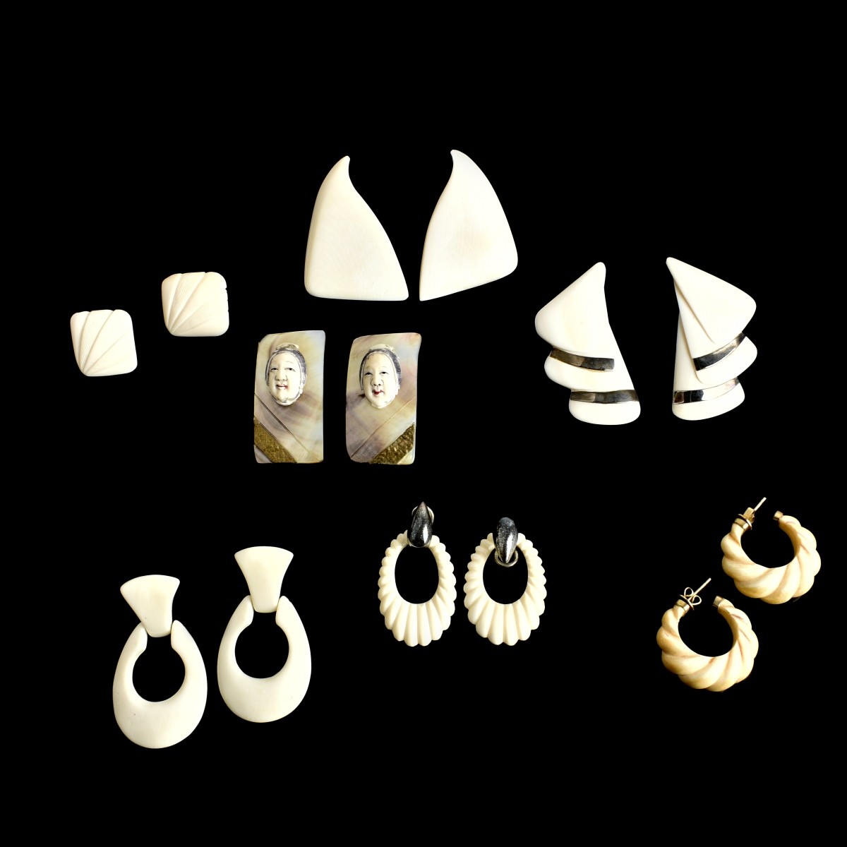 Grouping of Art Deco Earrings