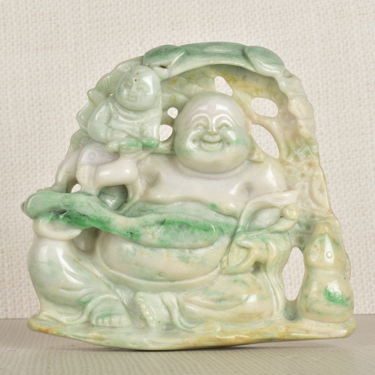 Carved Chinese Jade Figure.